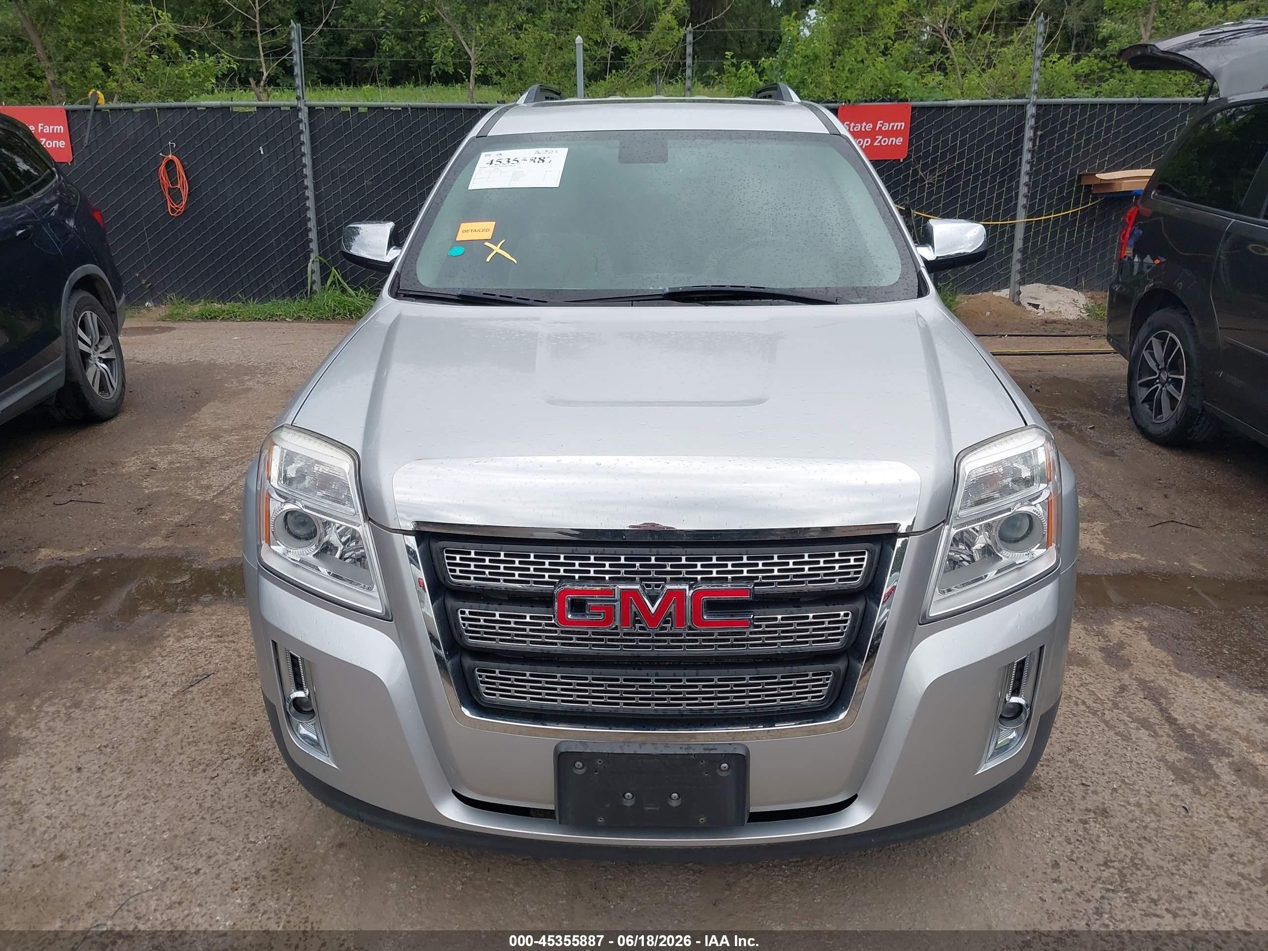 2011 Gmc Terrain Slt-2 Silver vin: 2CTFLXEC9B6443176