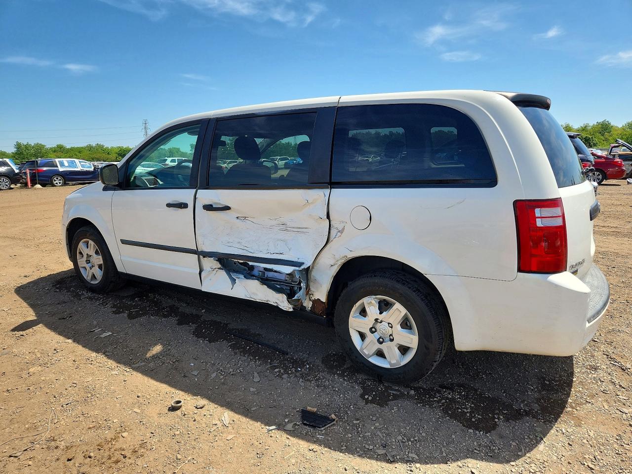2010 Dodge Grand Caravan C White vin: 2D4CN1AE3AR207734