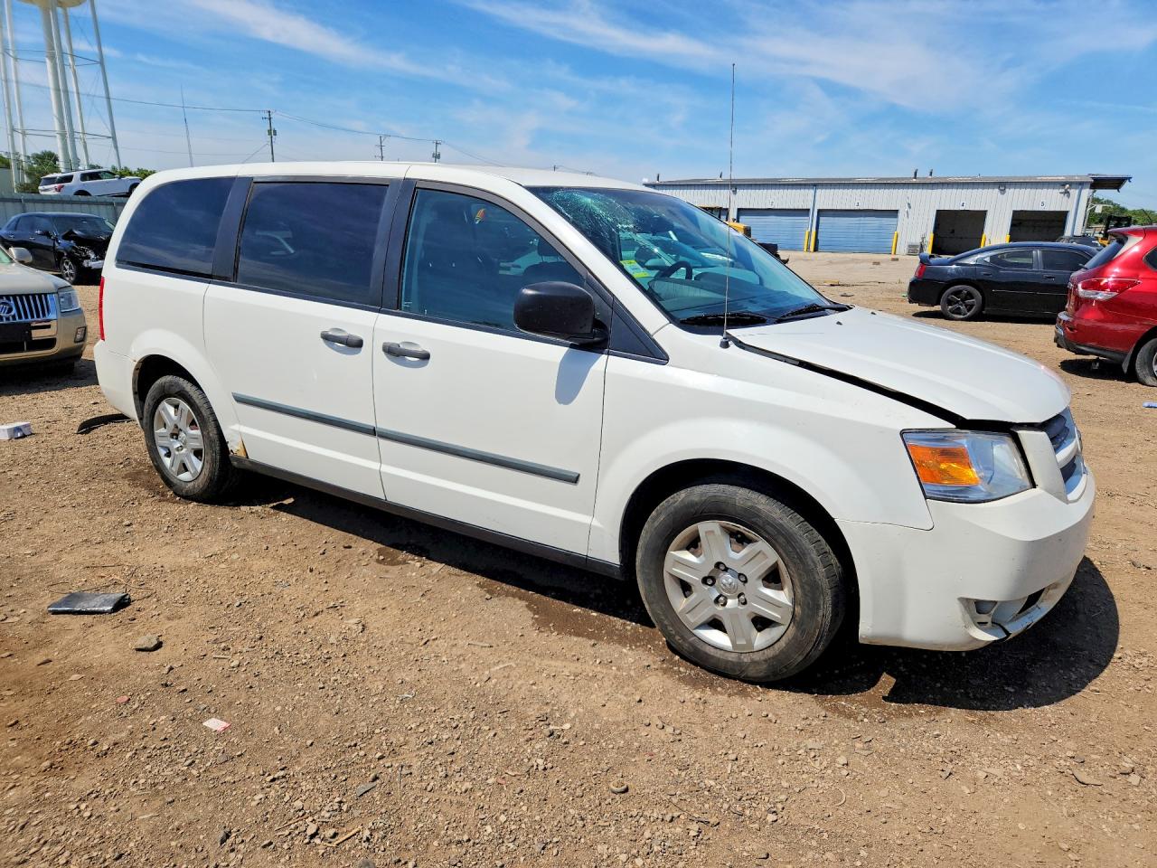 2010 Dodge Grand Caravan C White vin: 2D4CN1AE3AR207734