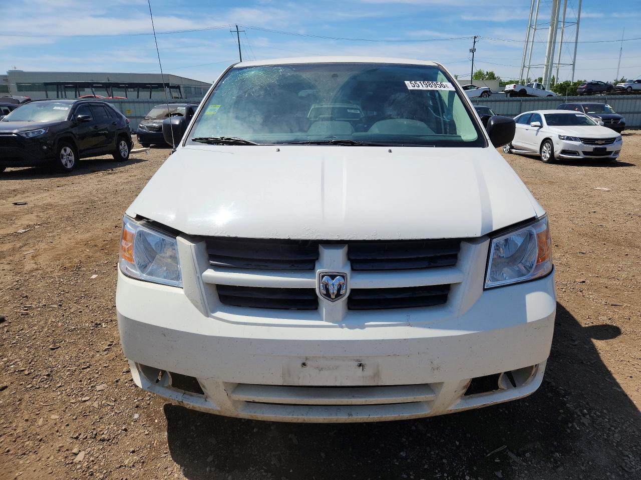 2010 Dodge Grand Caravan C White vin: 2D4CN1AE3AR207734