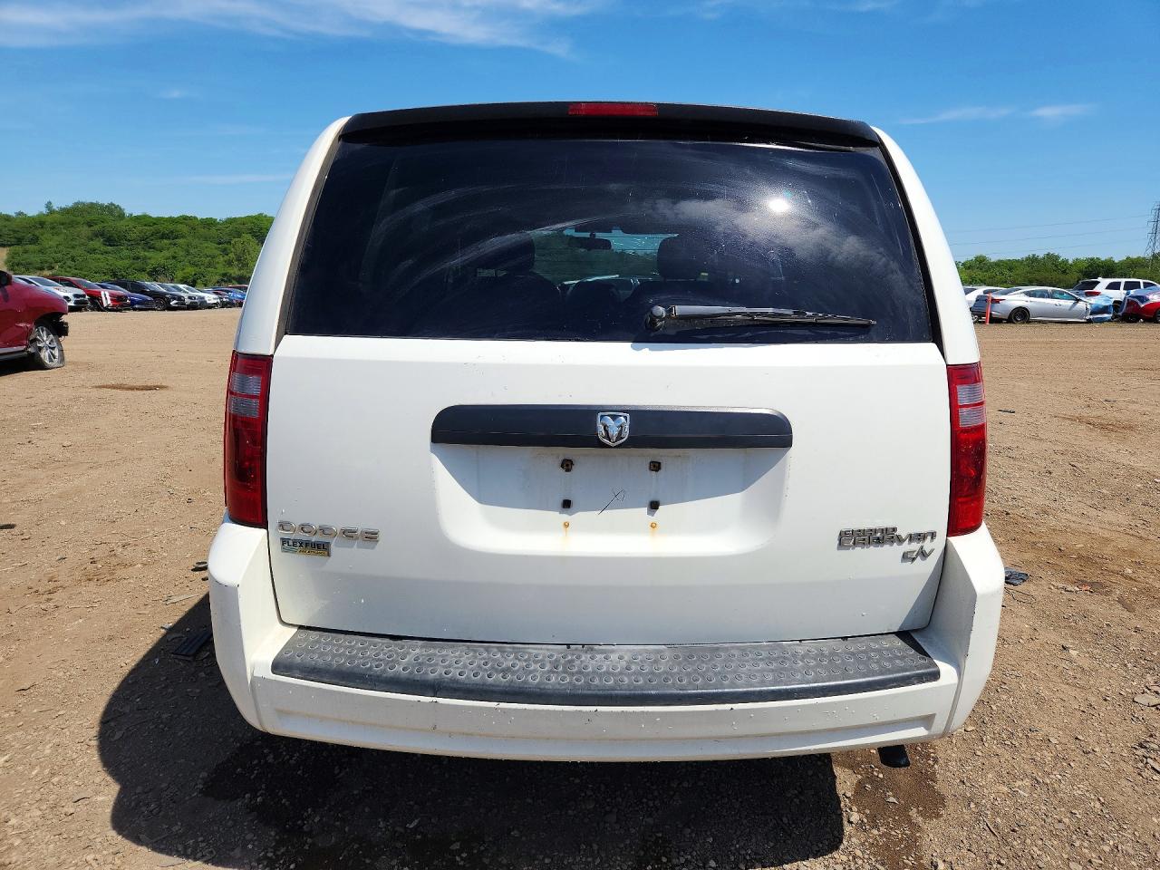 2010 Dodge Grand Caravan C White vin: 2D4CN1AE3AR207734