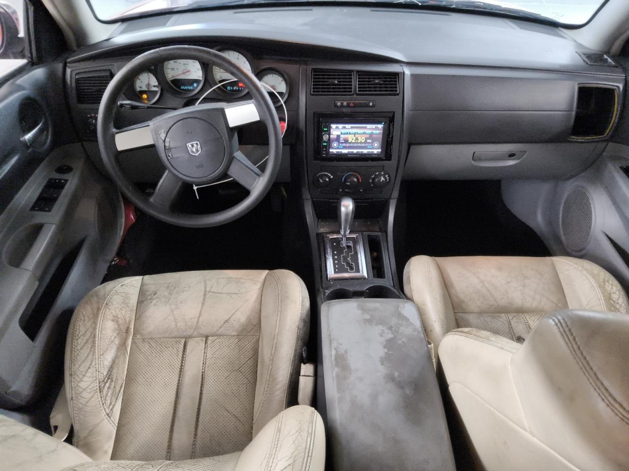 2007 Dodge Magnum Se Burgundy vin: 2D4FV47T17H717390 Damage: Left Front Seat, Torn, > 12 Inches