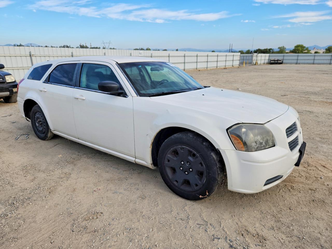 2007 Dodge Magnum Se White vin: 2D4FV47T47H750125