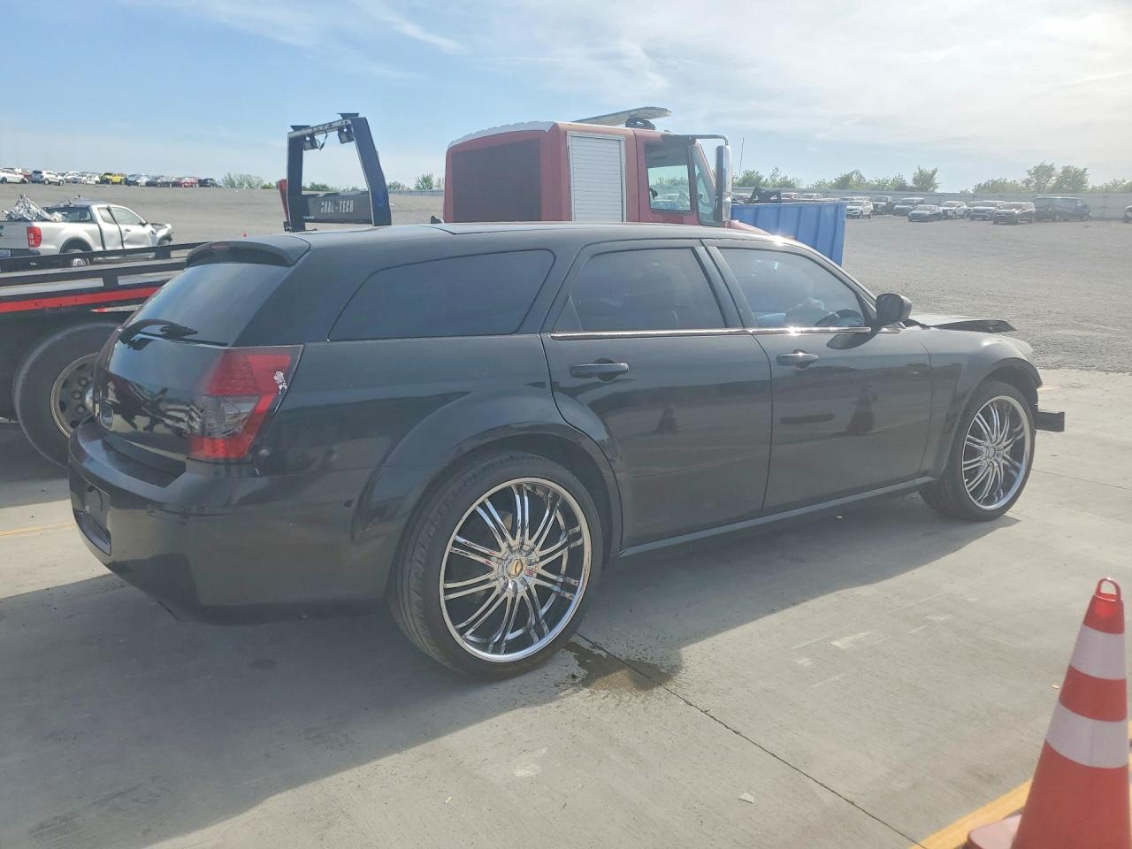 2008 Dodge Magnum Black vin: 2D4FV47T68H167749