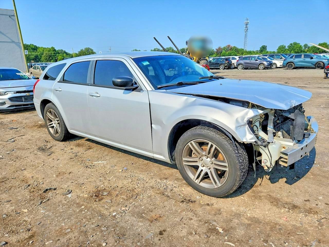 2007 Dodge Magnum Se Silver vin: 2D4FV47TX7H613870