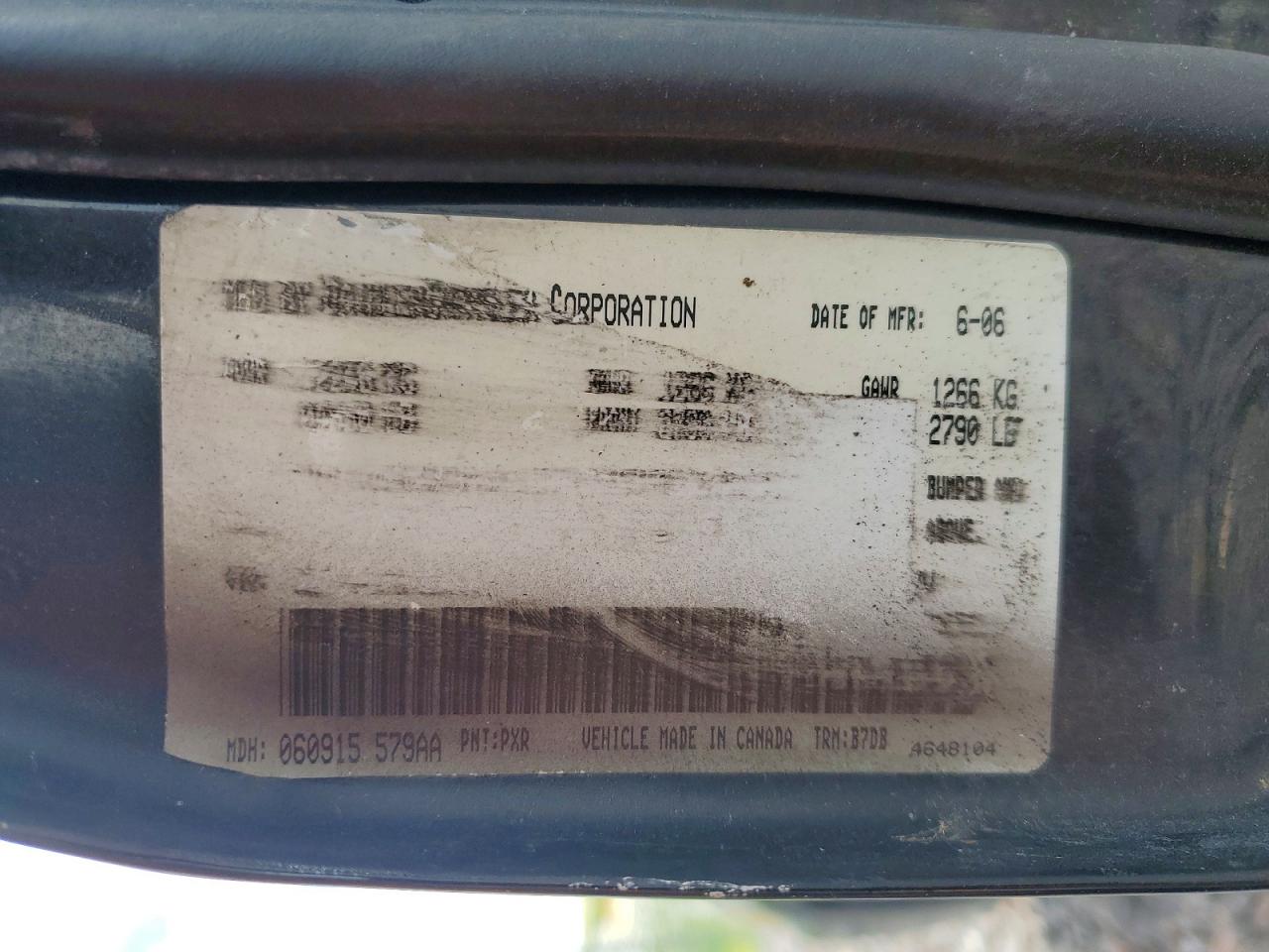 2006 Dodge Magnum Sxt Charcoal vin: 2D4FV47V26H516288