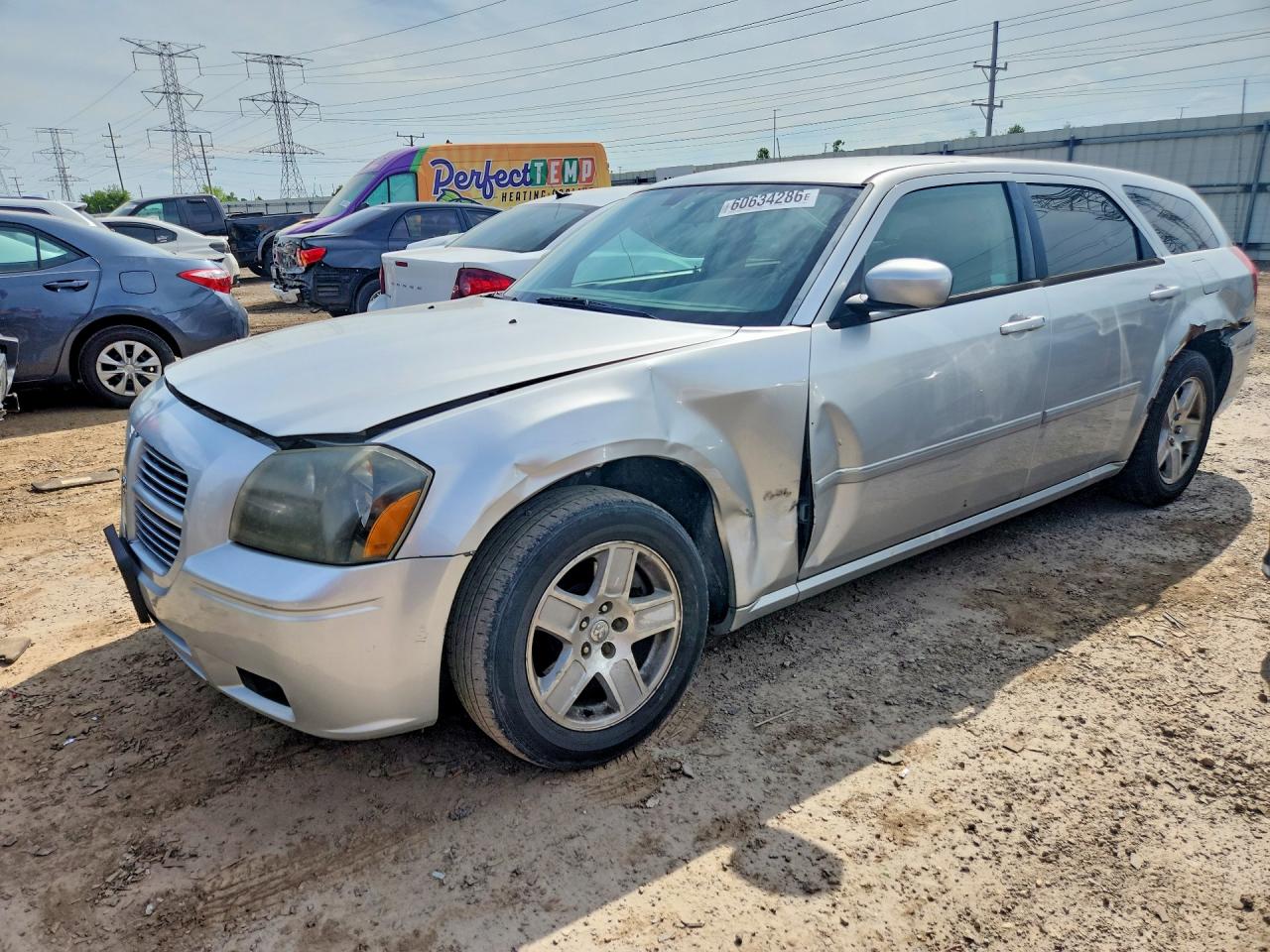 2006 Dodge Magnum Sxt Silver vin: 2D4FV47V36H391902