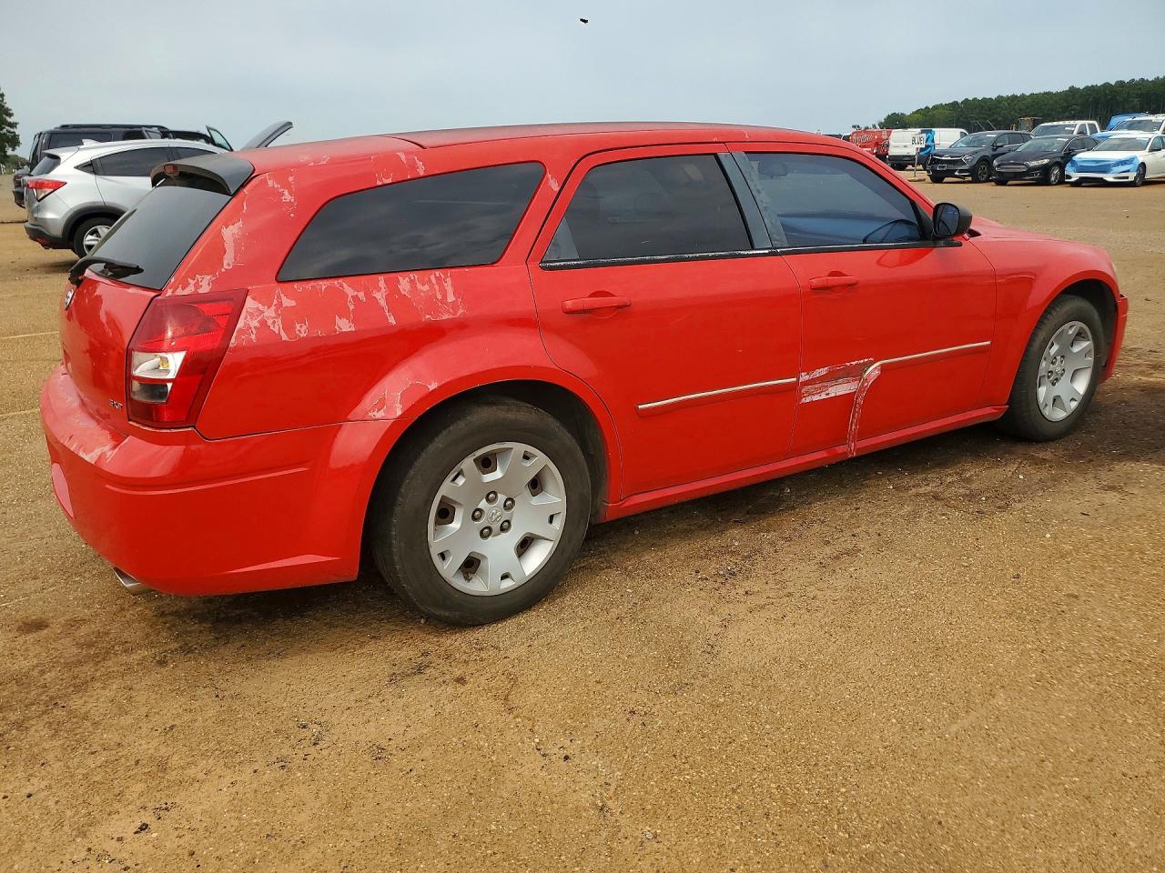 2007 Dodge Magnum Sxt Красный vin: 2D4FV47V37H633217