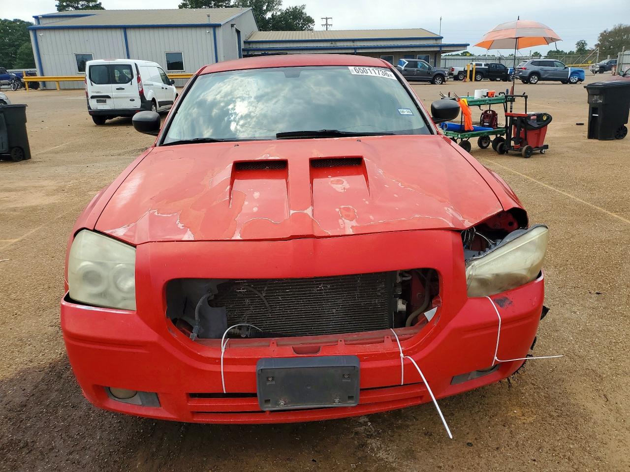 2007 Dodge Magnum Sxt Красный vin: 2D4FV47V37H633217