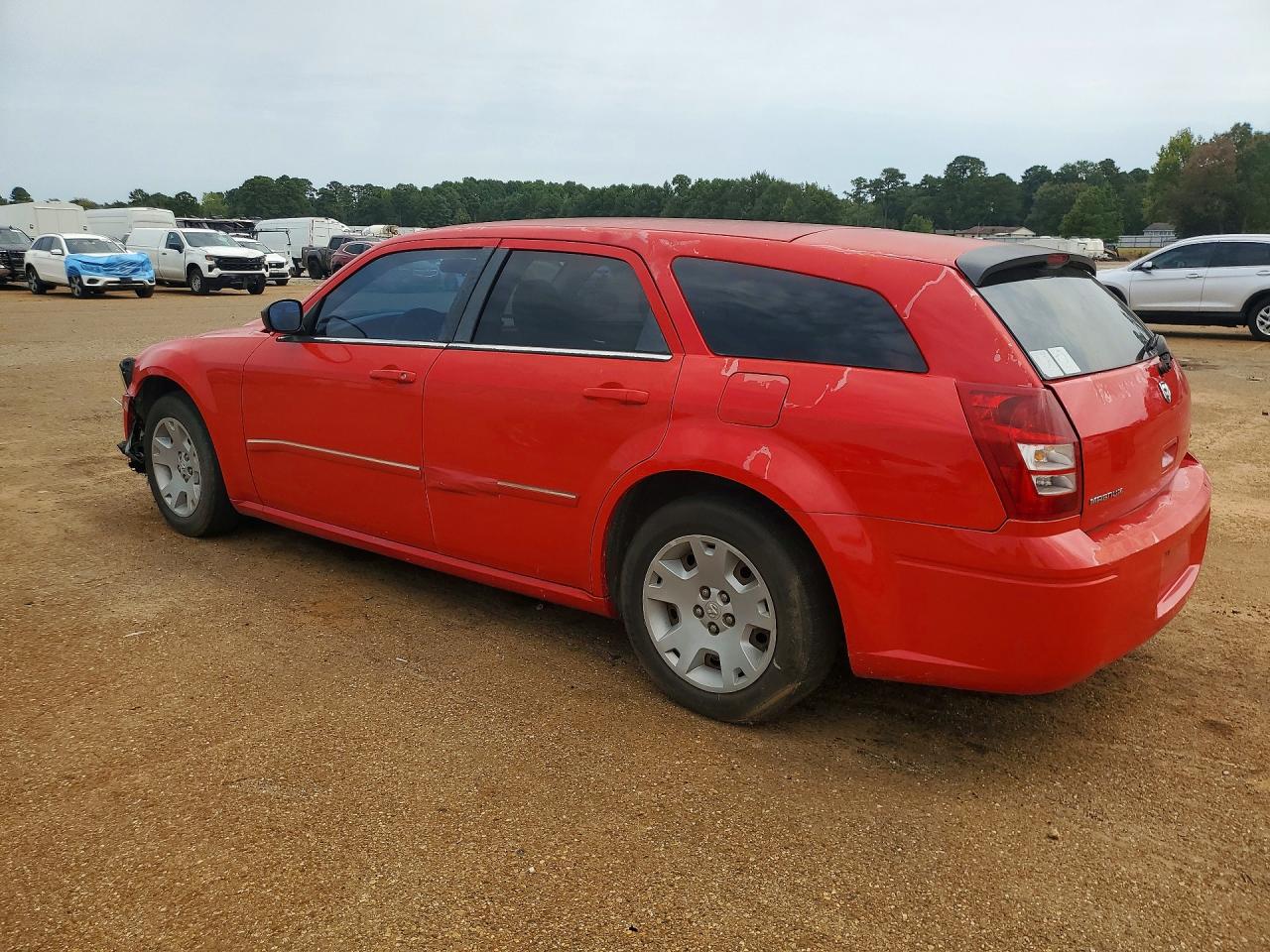 2007 Dodge Magnum Sxt Красный vin: 2D4FV47V37H633217