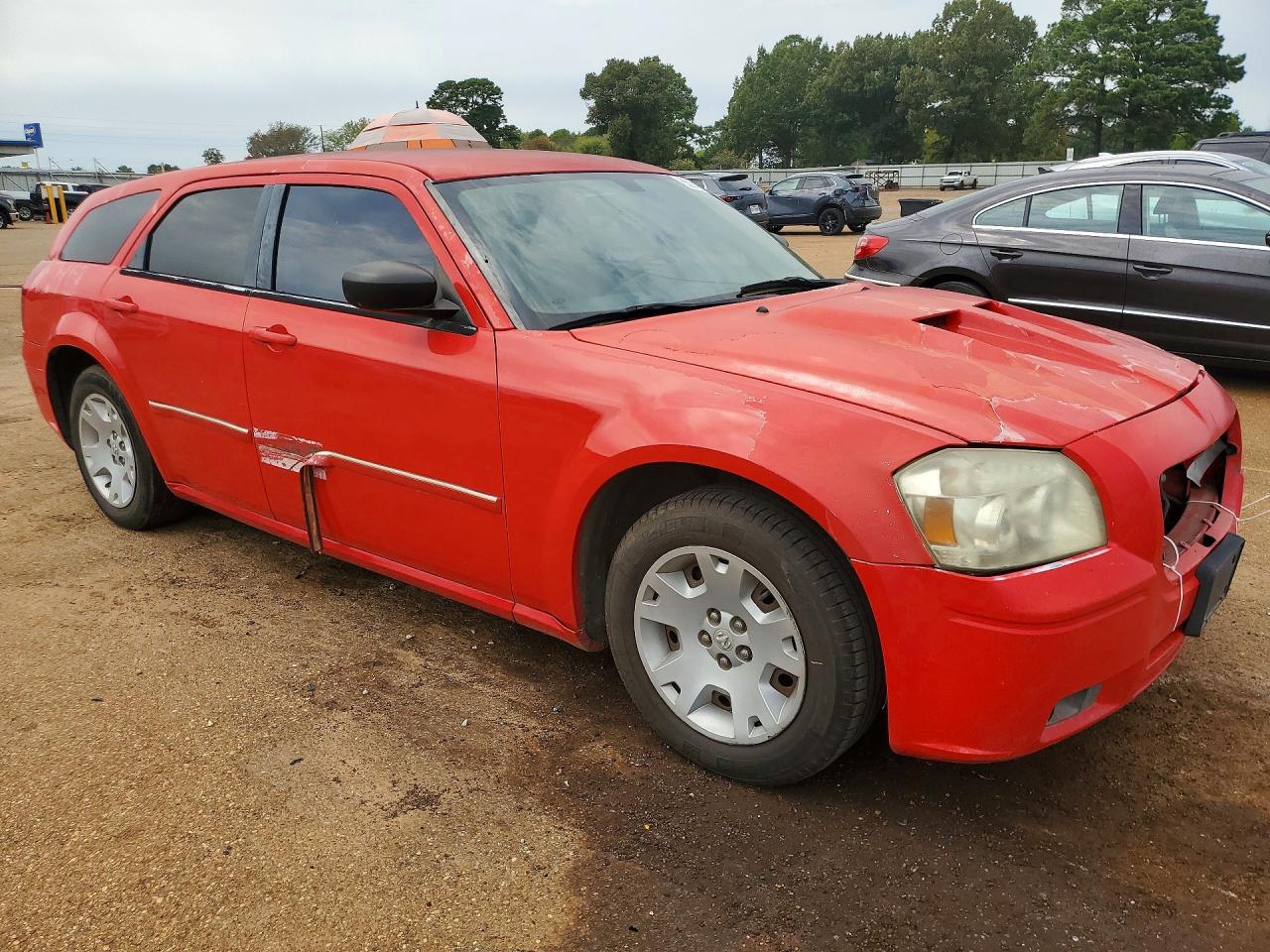 2007 Dodge Magnum Sxt Красный vin: 2D4FV47V37H633217