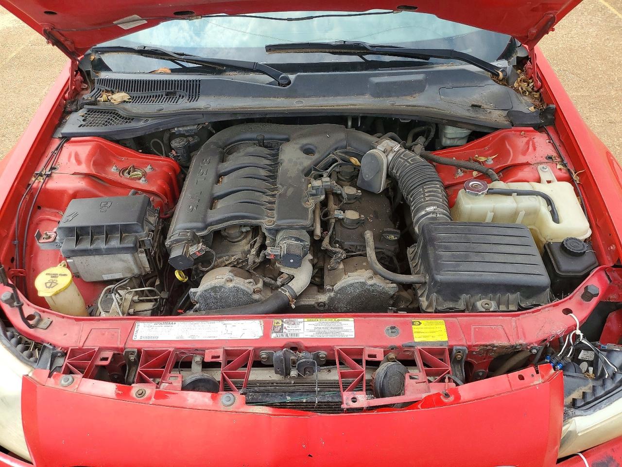 2007 Dodge Magnum Sxt Красный vin: 2D4FV47V37H633217