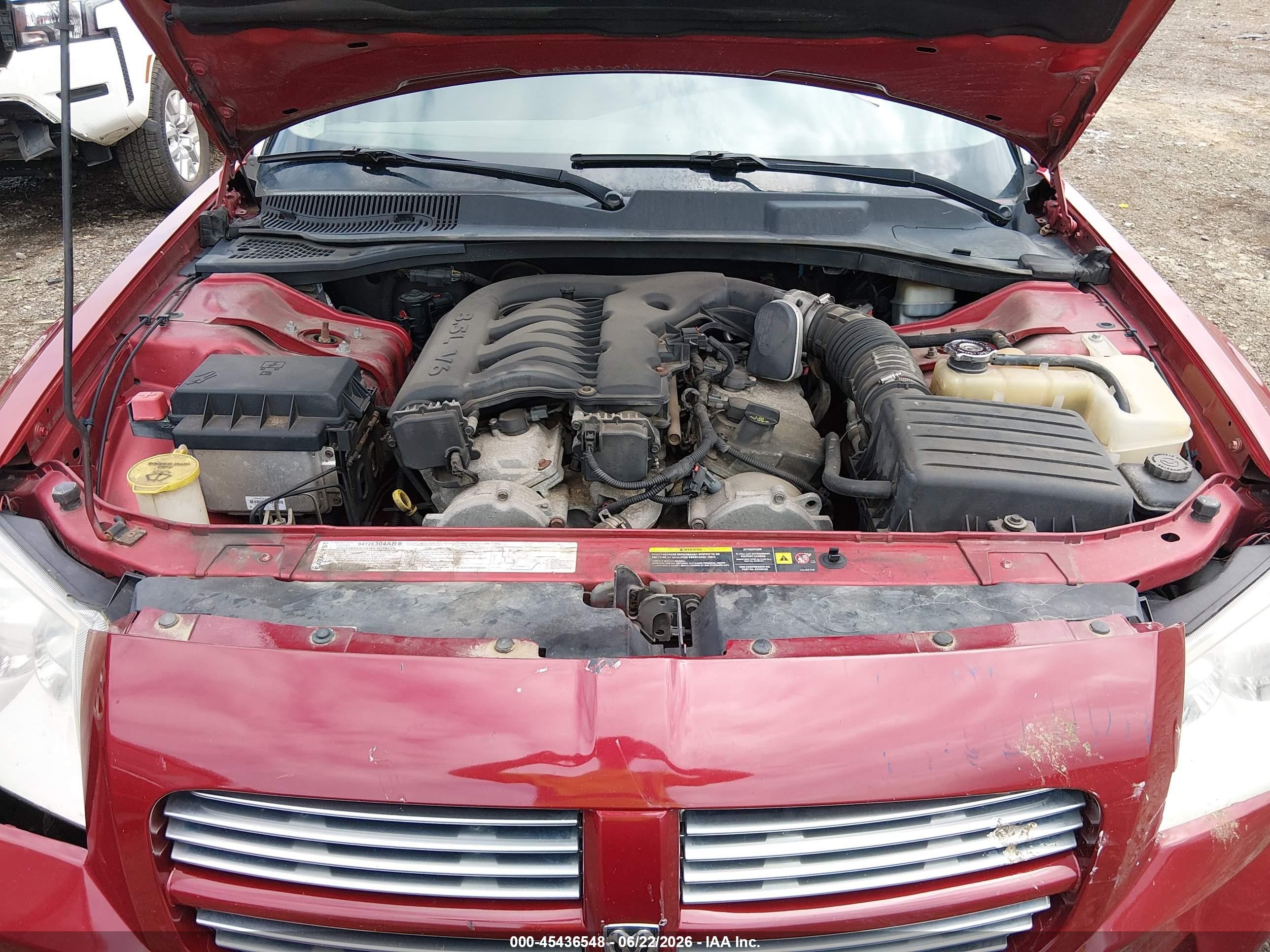 2006 Dodge Magnum   Red vin: 2D4FV47V86H204573