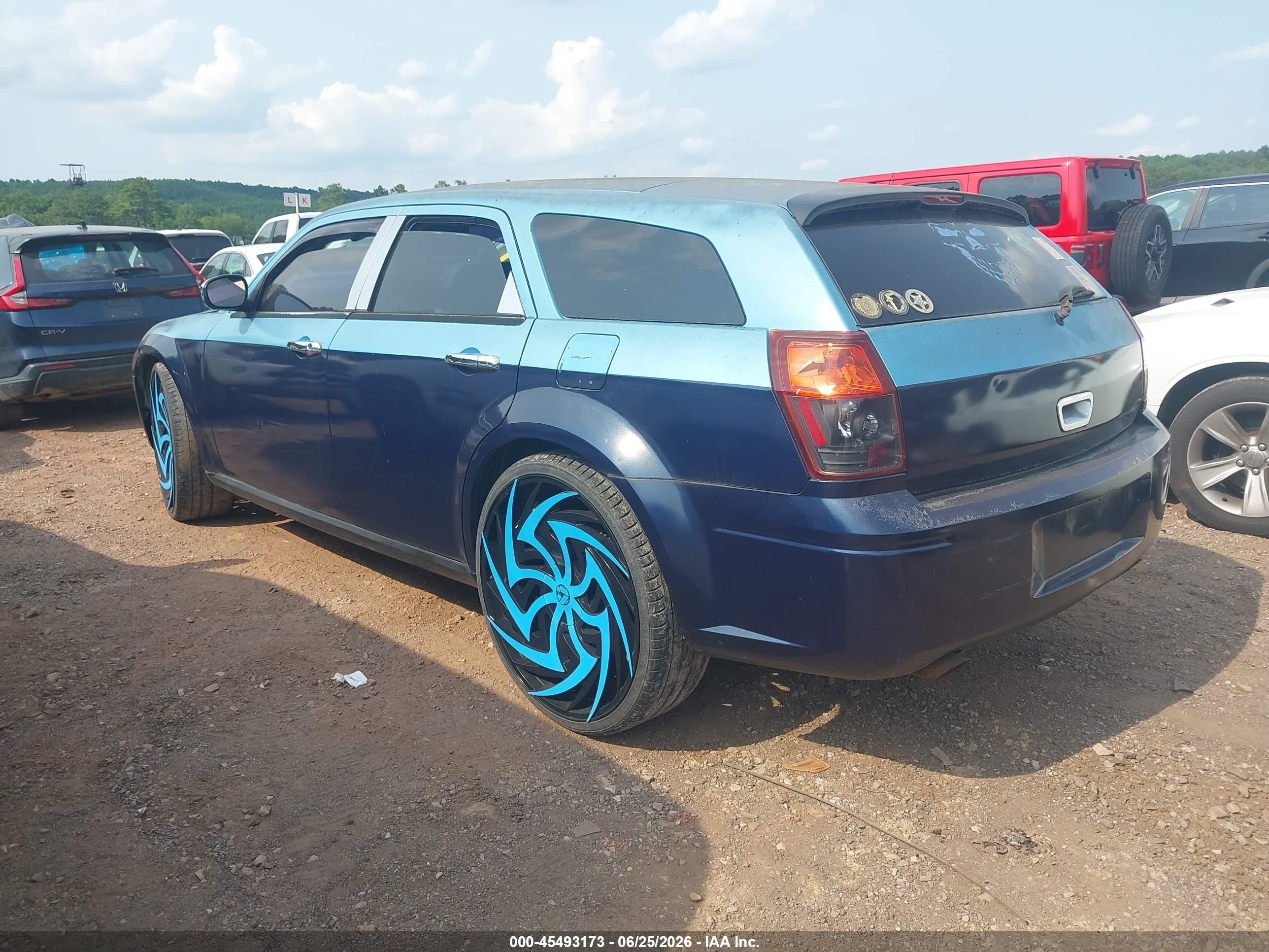 2006 Dodge Magnum   Blue vin: 2D4FV47V96H442402