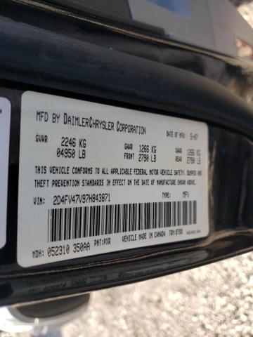 2007 Dodge Magnum Sxt Black vin: 2D4FV47V97H843871