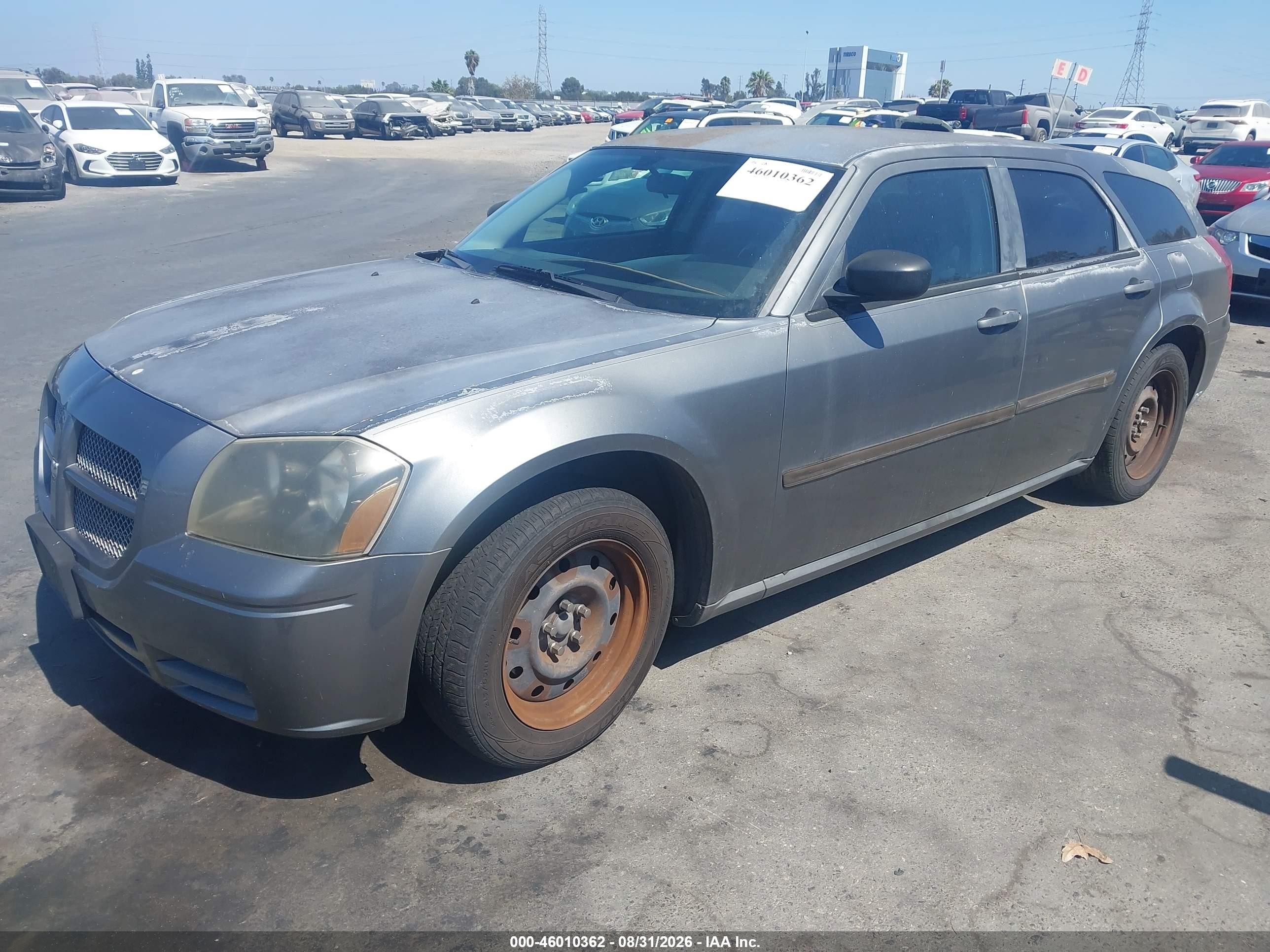 2005 Dodge Magnum Se Gray vin: 2D4FV48T45H135876