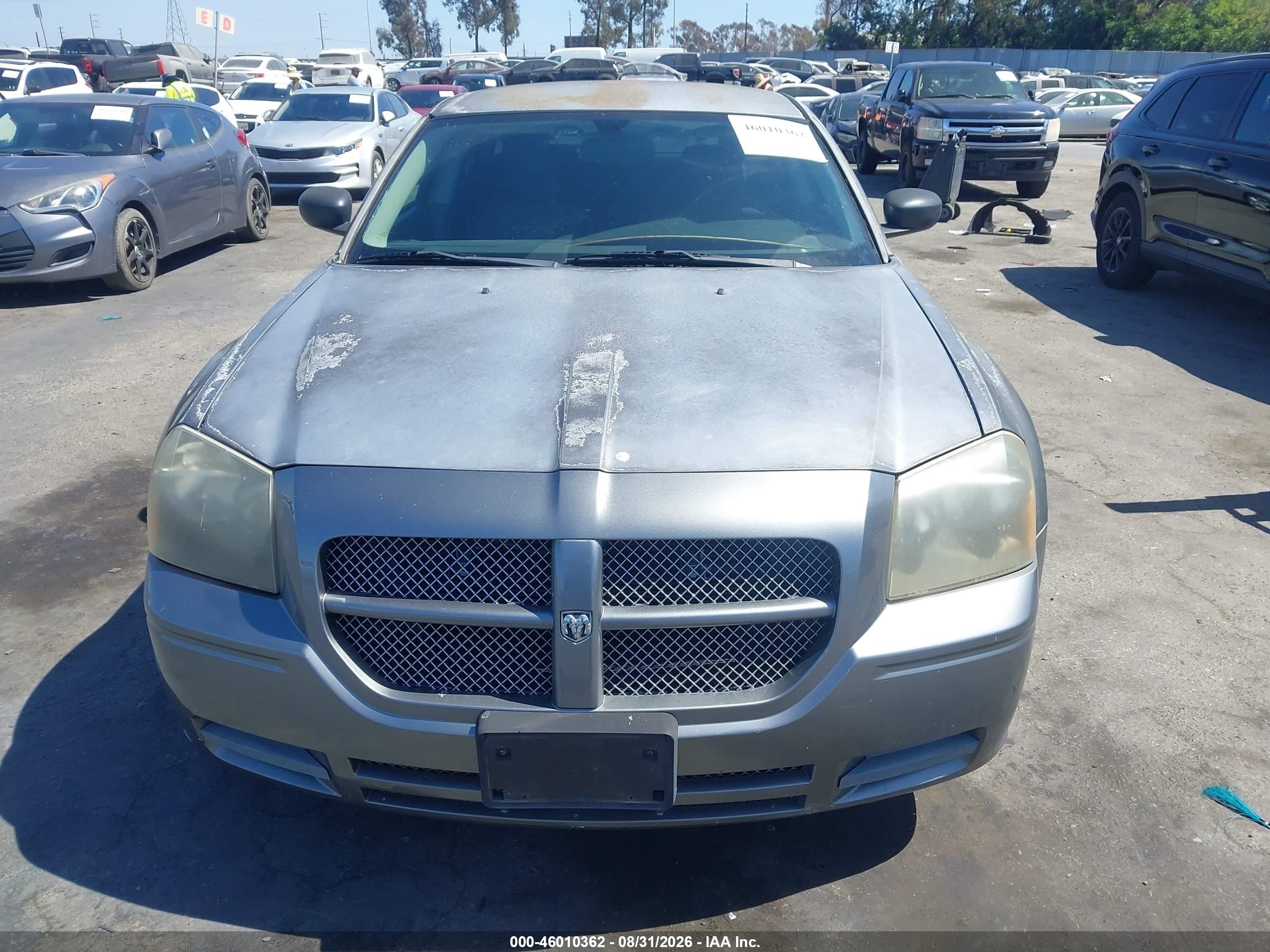 2005 Dodge Magnum Se Gray vin: 2D4FV48T45H135876