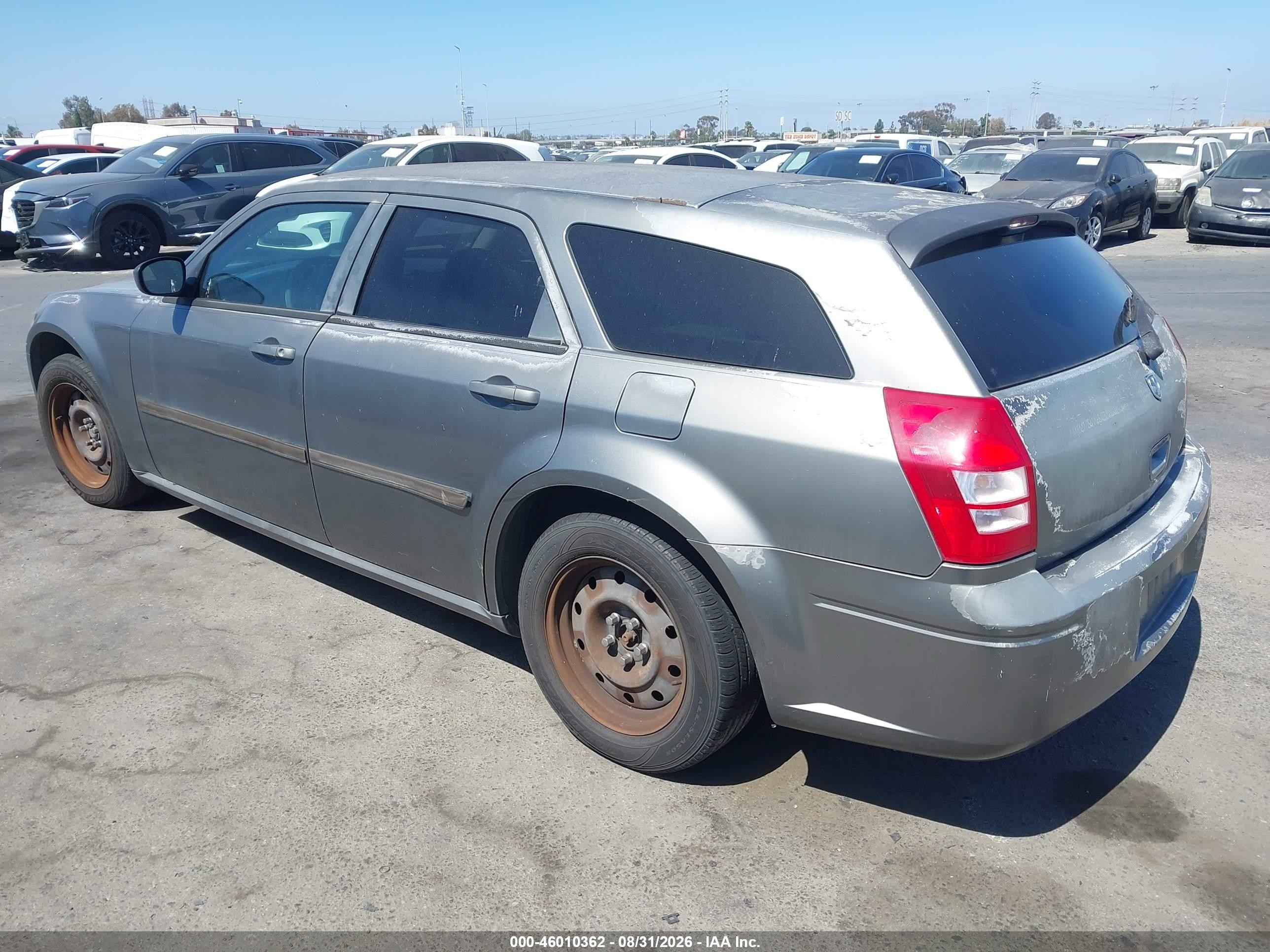 2005 Dodge Magnum Se Gray vin: 2D4FV48T45H135876