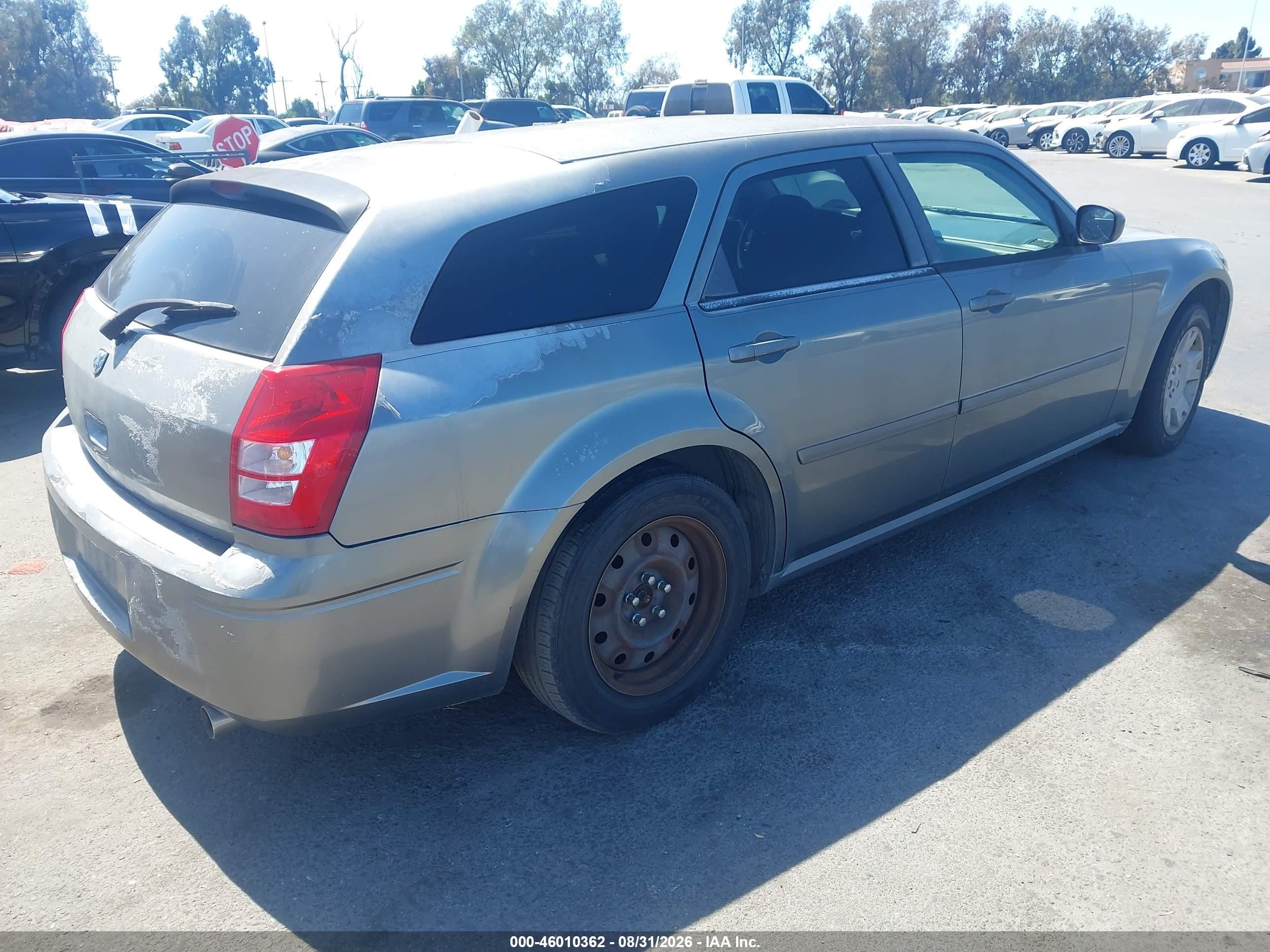 2005 Dodge Magnum Se Gray vin: 2D4FV48T45H135876