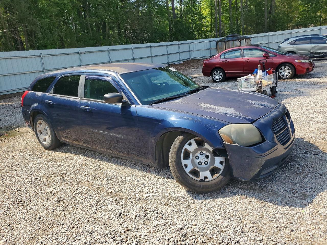 2005 Dodge Magnum Se Blue vin: 2D4FV48T55H513851