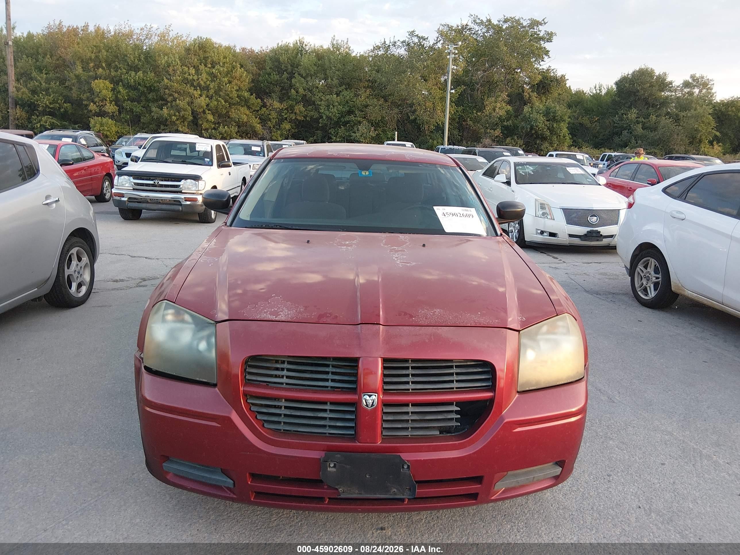 2005 Dodge Magnum Se Red vin: 2D4FV48T95H535545