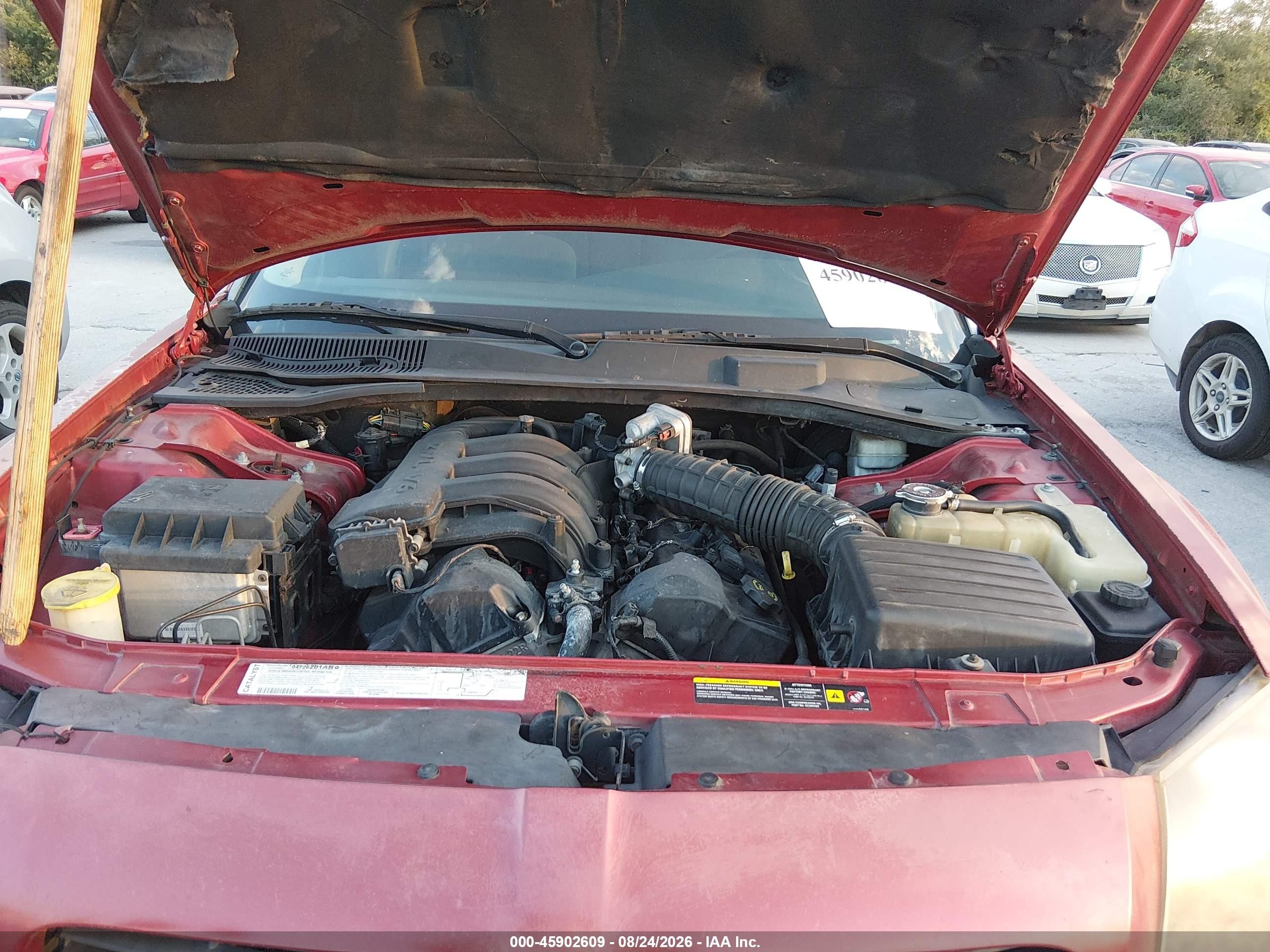 2005 Dodge Magnum Se Red vin: 2D4FV48T95H535545