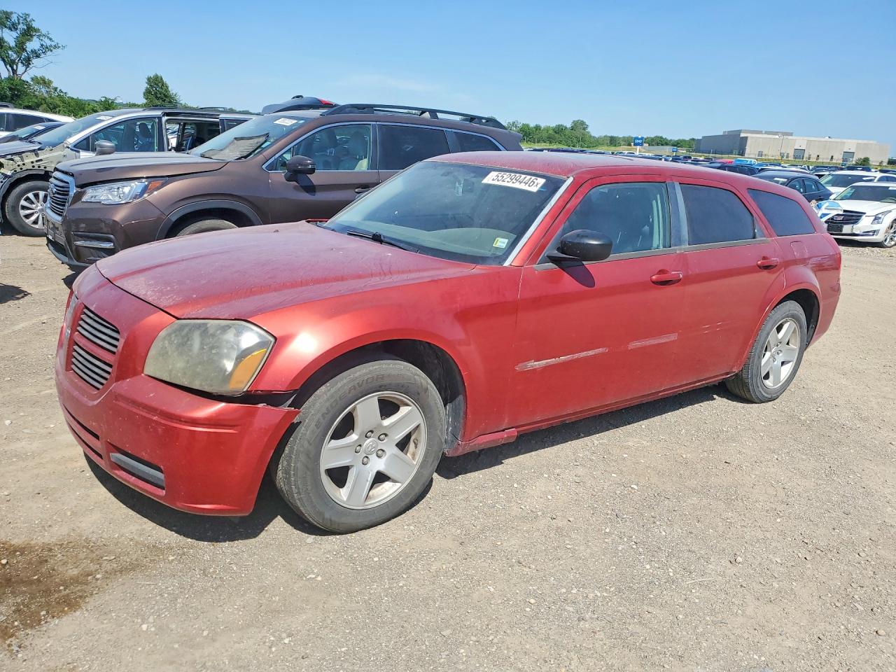 2005 Dodge Magnum Sxt Maroon vin: 2D4FV48V35H562189