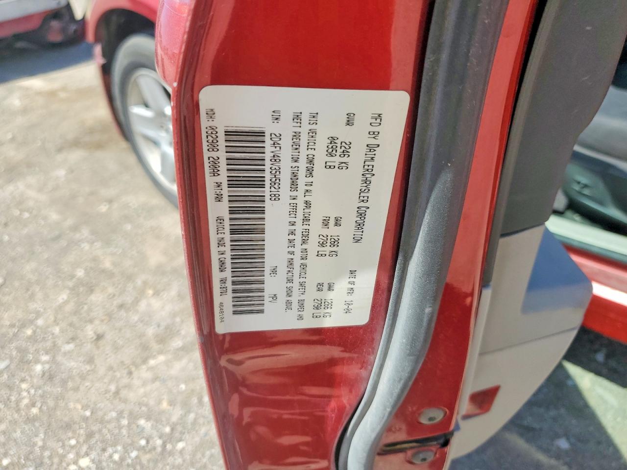 2005 Dodge Magnum Sxt Maroon vin: 2D4FV48V35H562189