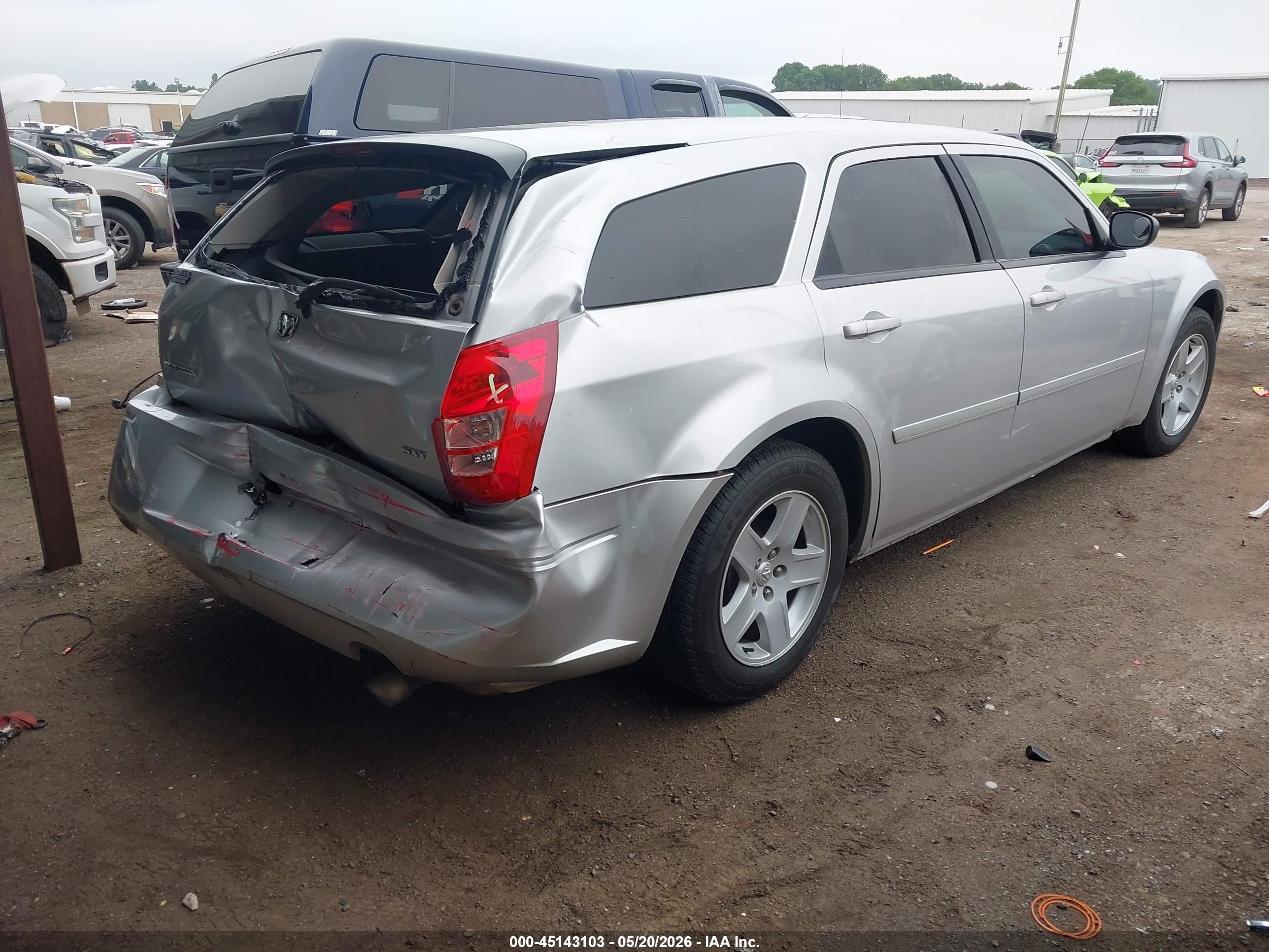 2005 Dodge Magnum Se Серый vin: 2D4FV48V65H129742