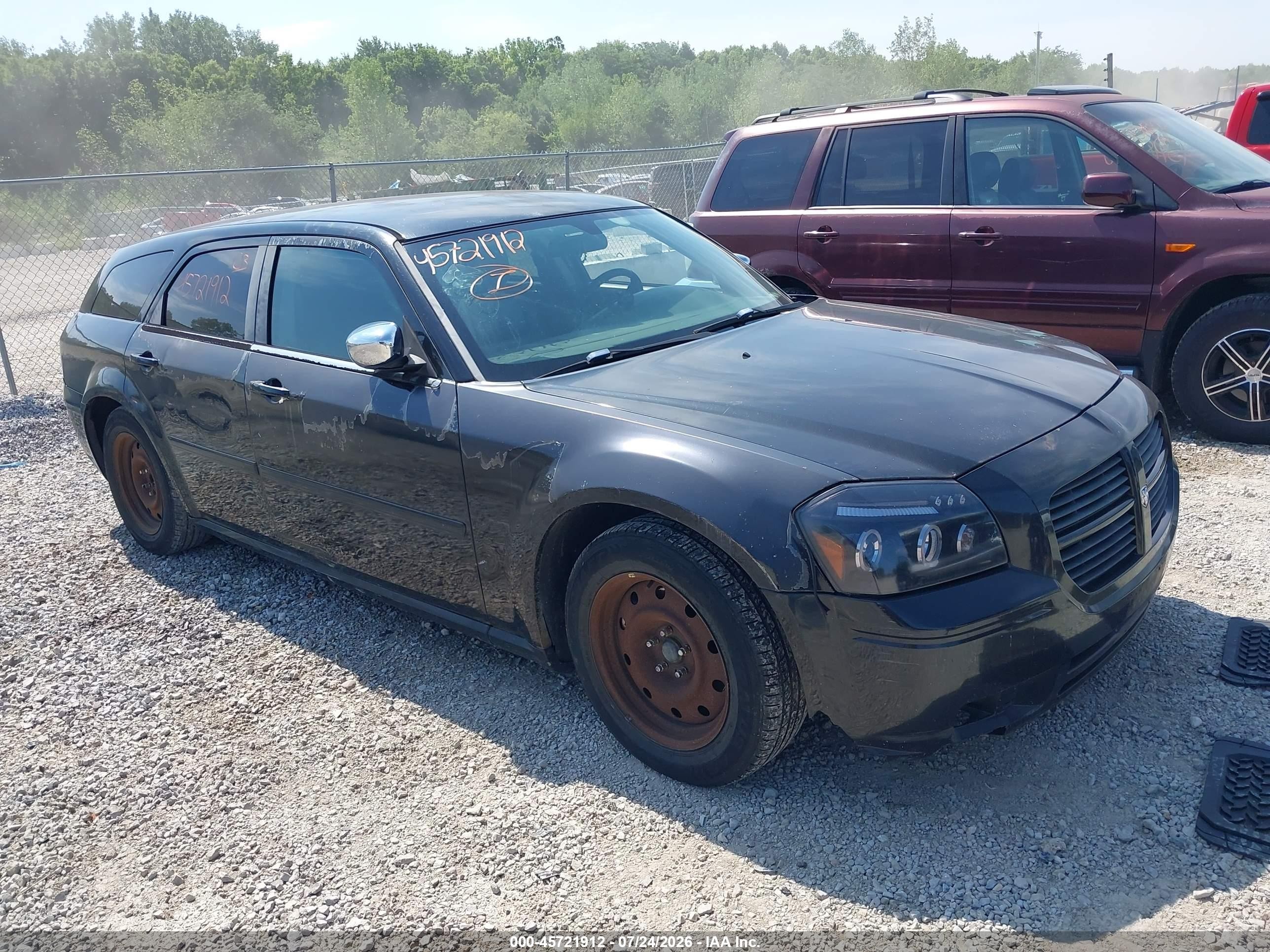 2005 Dodge Magnum Se Black vin: 2D4FV48V65H166886