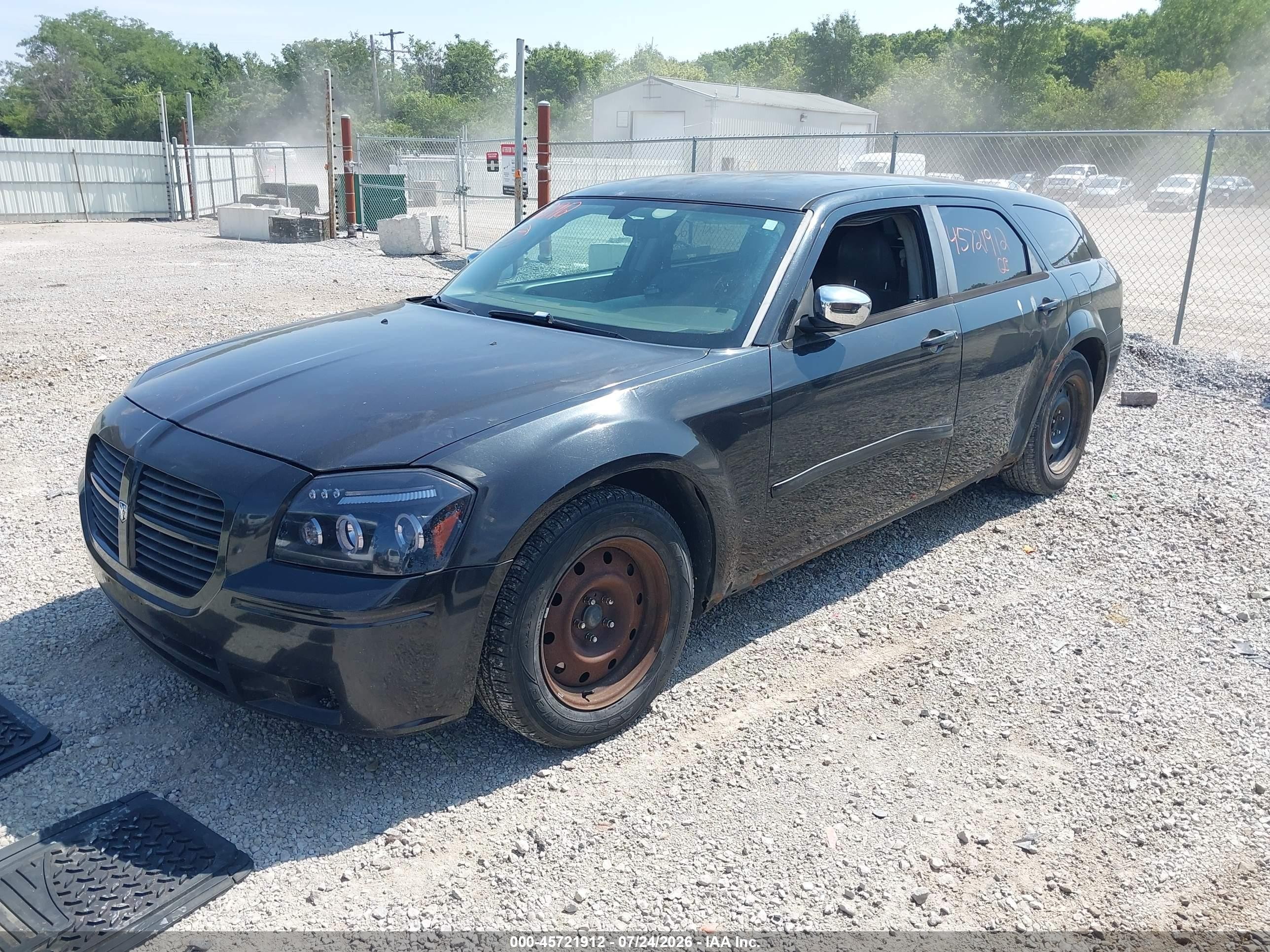2005 Dodge Magnum Se Black vin: 2D4FV48V65H166886
