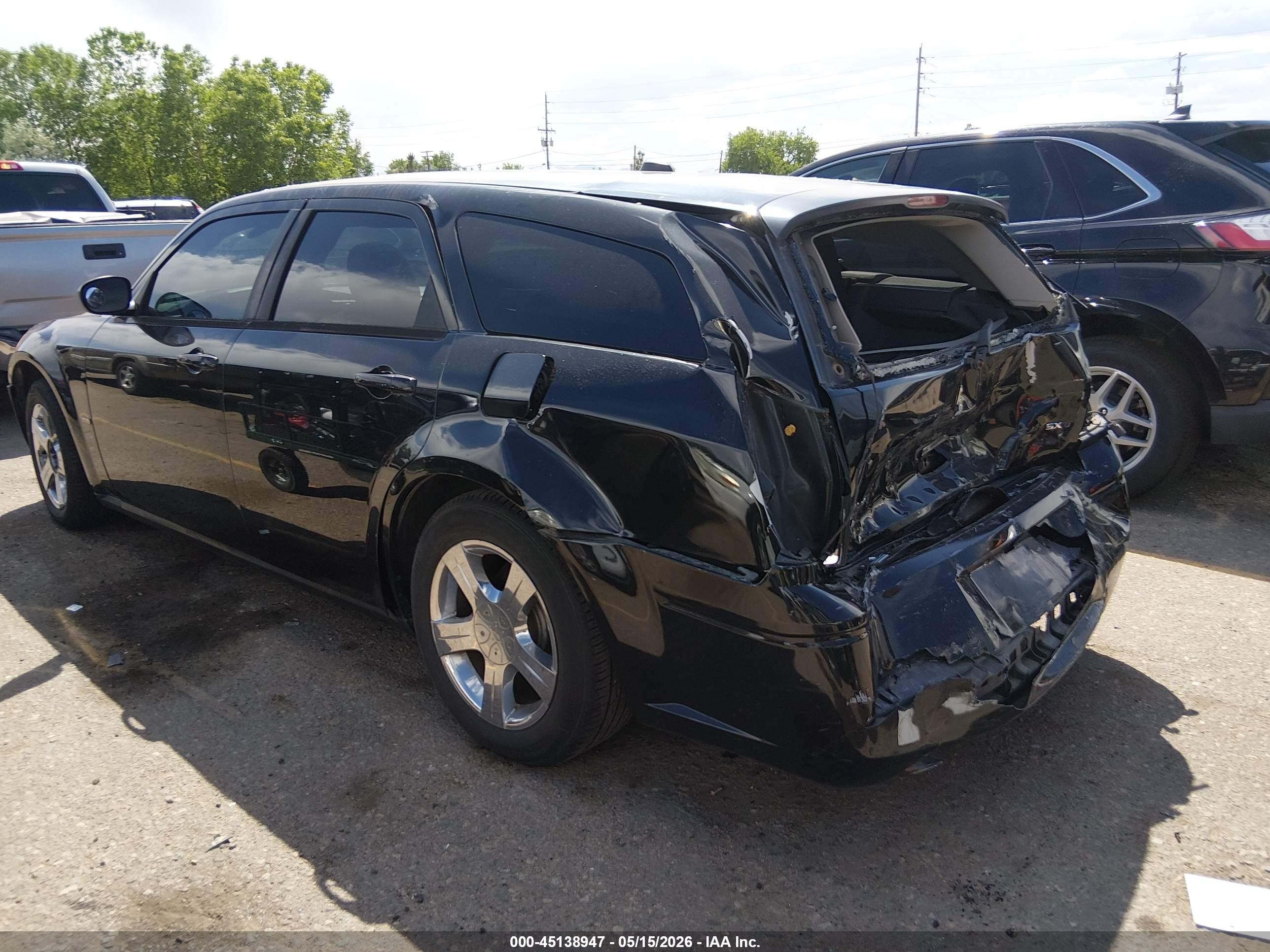 2005 Dodge Magnum Se Черный vin: 2D4FV48V75H592988