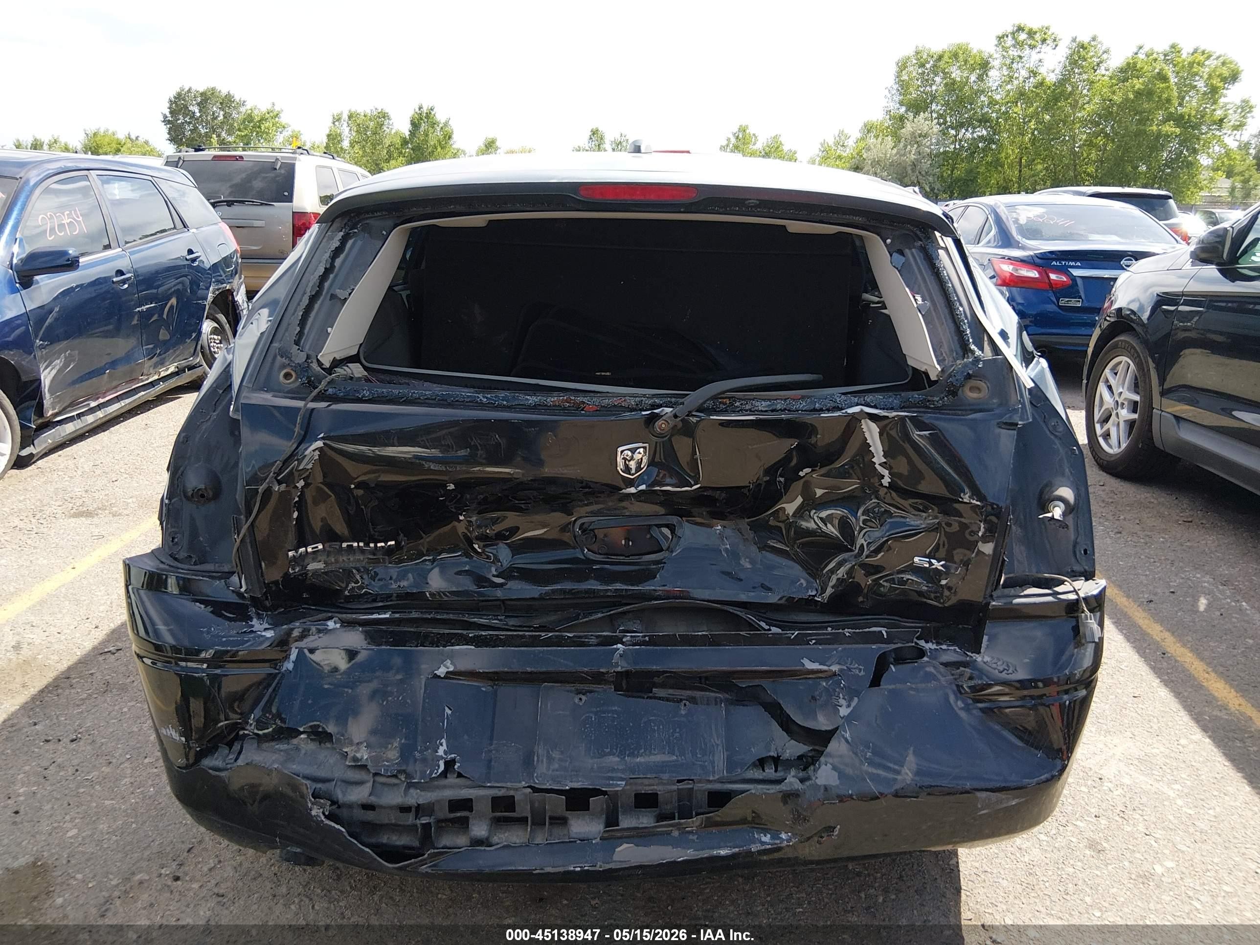 2005 Dodge Magnum Se Черный vin: 2D4FV48V75H592988
