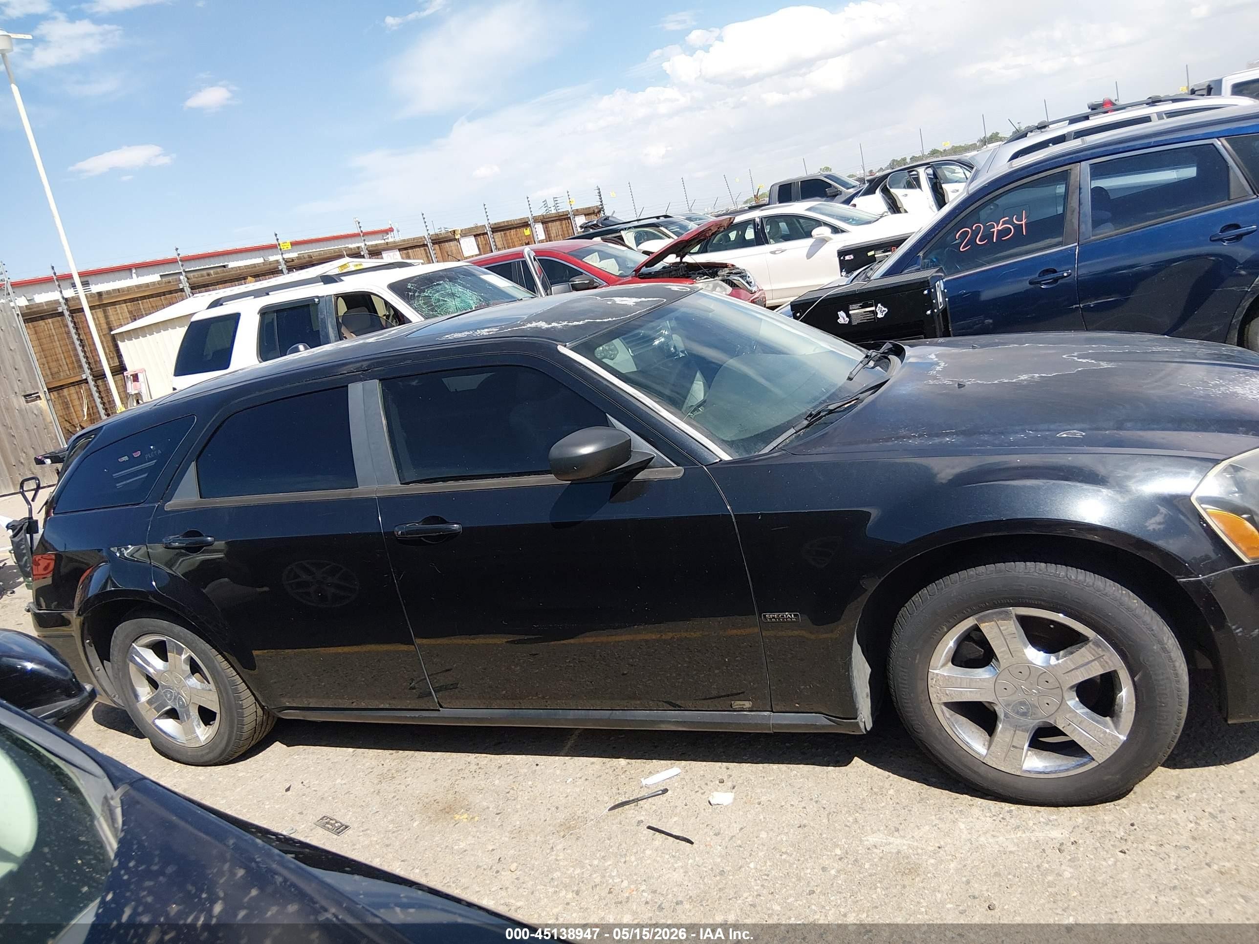 2005 Dodge Magnum Se Черный vin: 2D4FV48V75H592988
