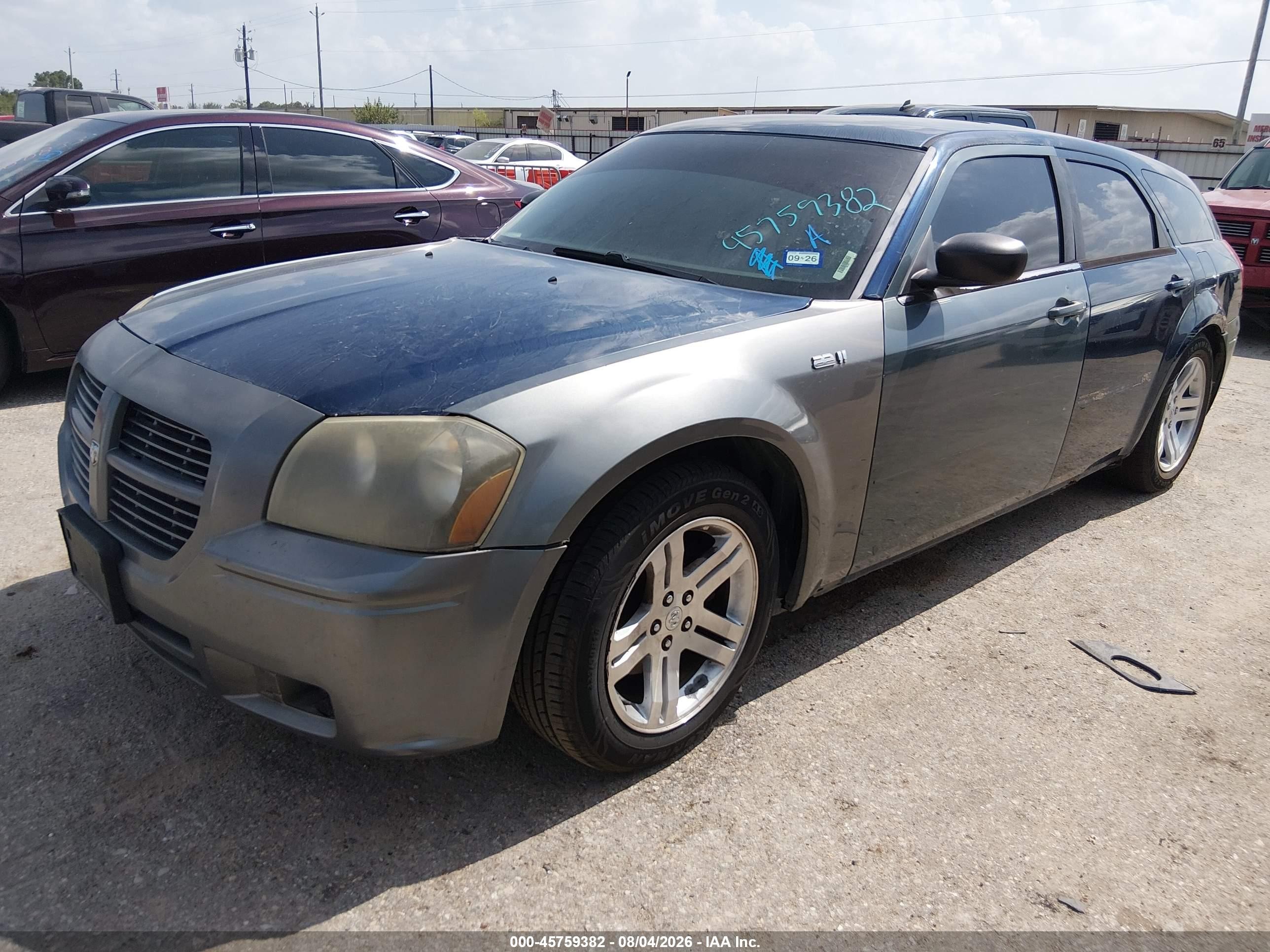 2005 Dodge Magnum Se Blue vin: 2D4FV48VX5H661110