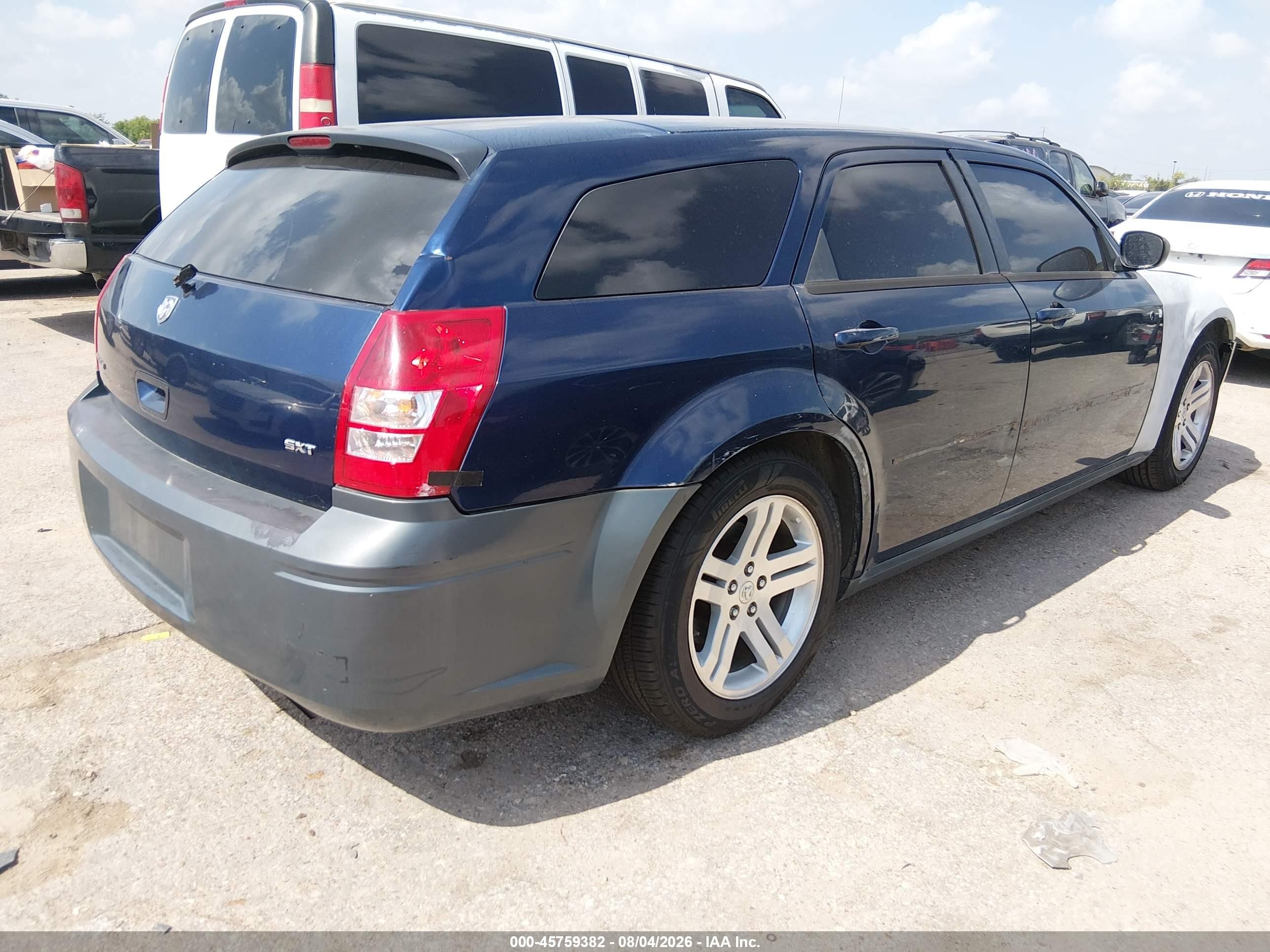 2005 Dodge Magnum Se Blue vin: 2D4FV48VX5H661110