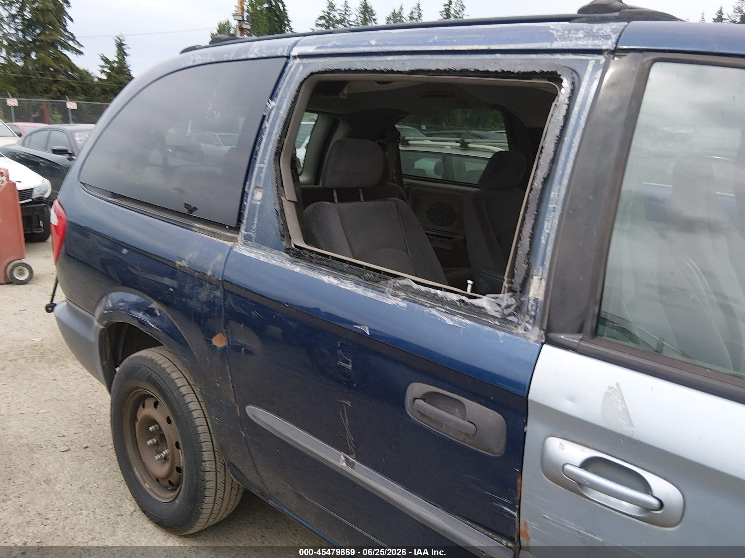 2003 Dodge Grand Caravan Se Blue vin: 2D4GP24353R190465