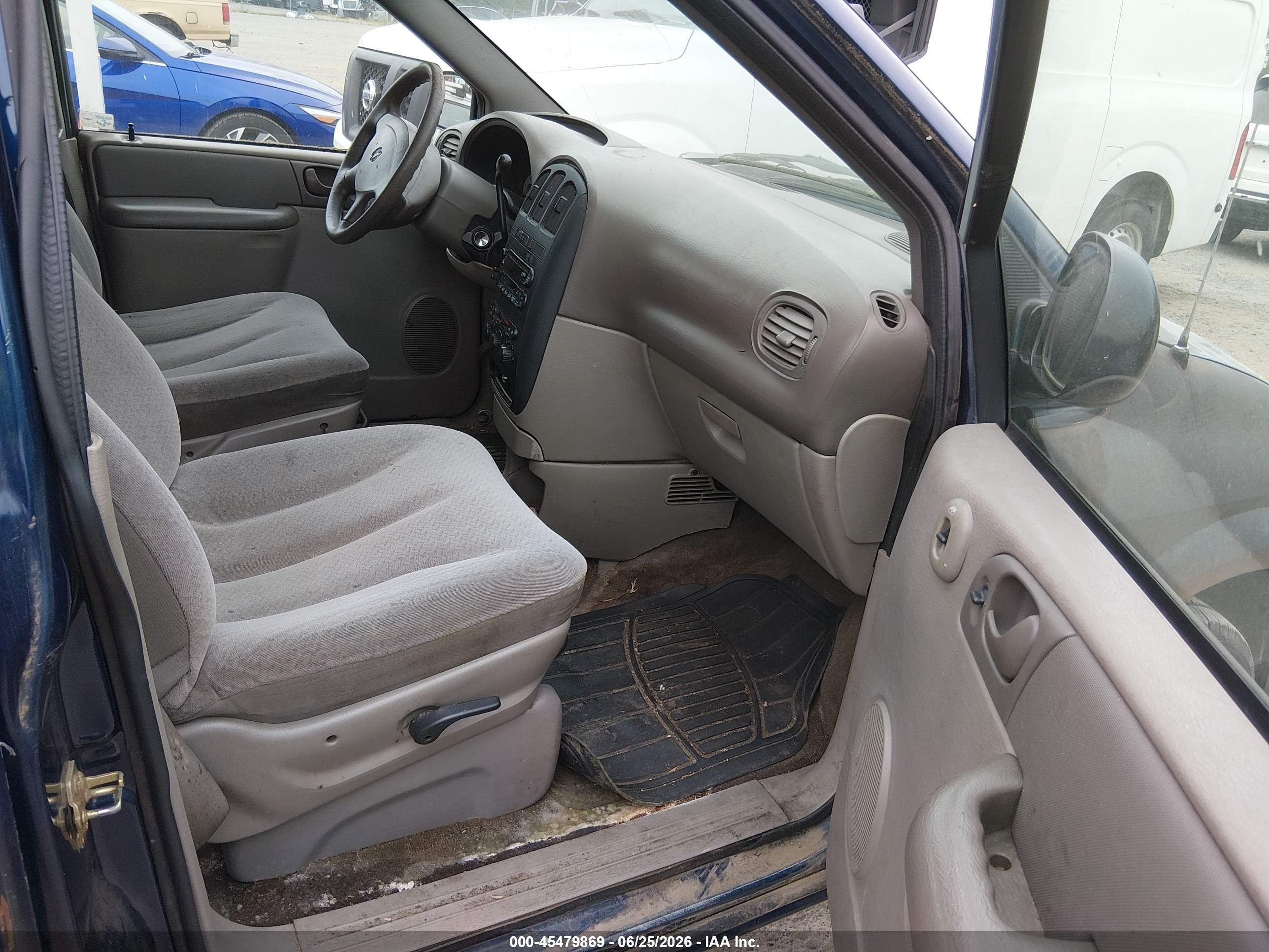 2003 Dodge Grand Caravan Se Blue vin: 2D4GP24353R190465