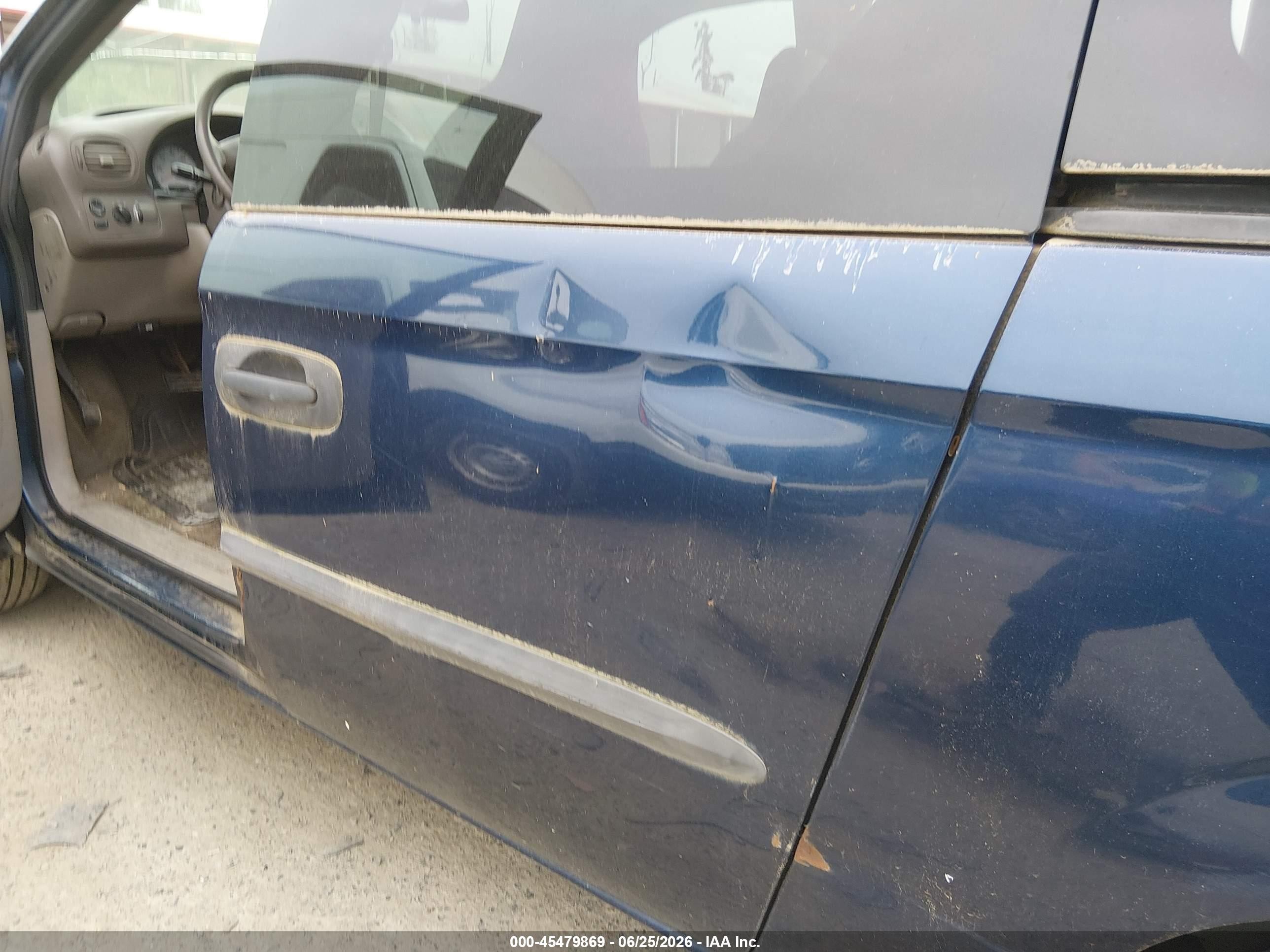 2003 Dodge Grand Caravan Se Blue vin: 2D4GP24353R190465