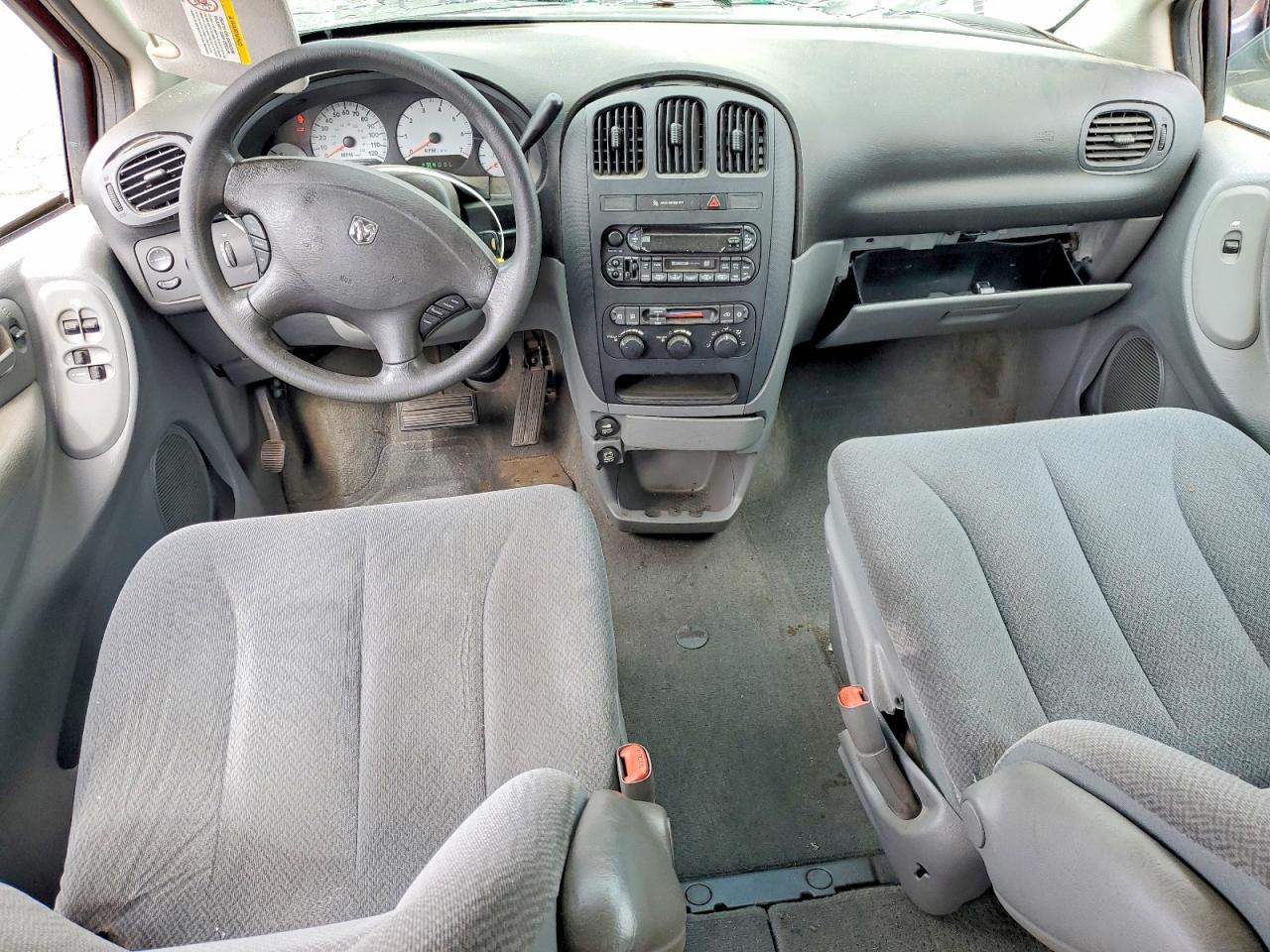 2005 Dodge Grand Caravan Se Red vin: 2D4GP24R55R349279