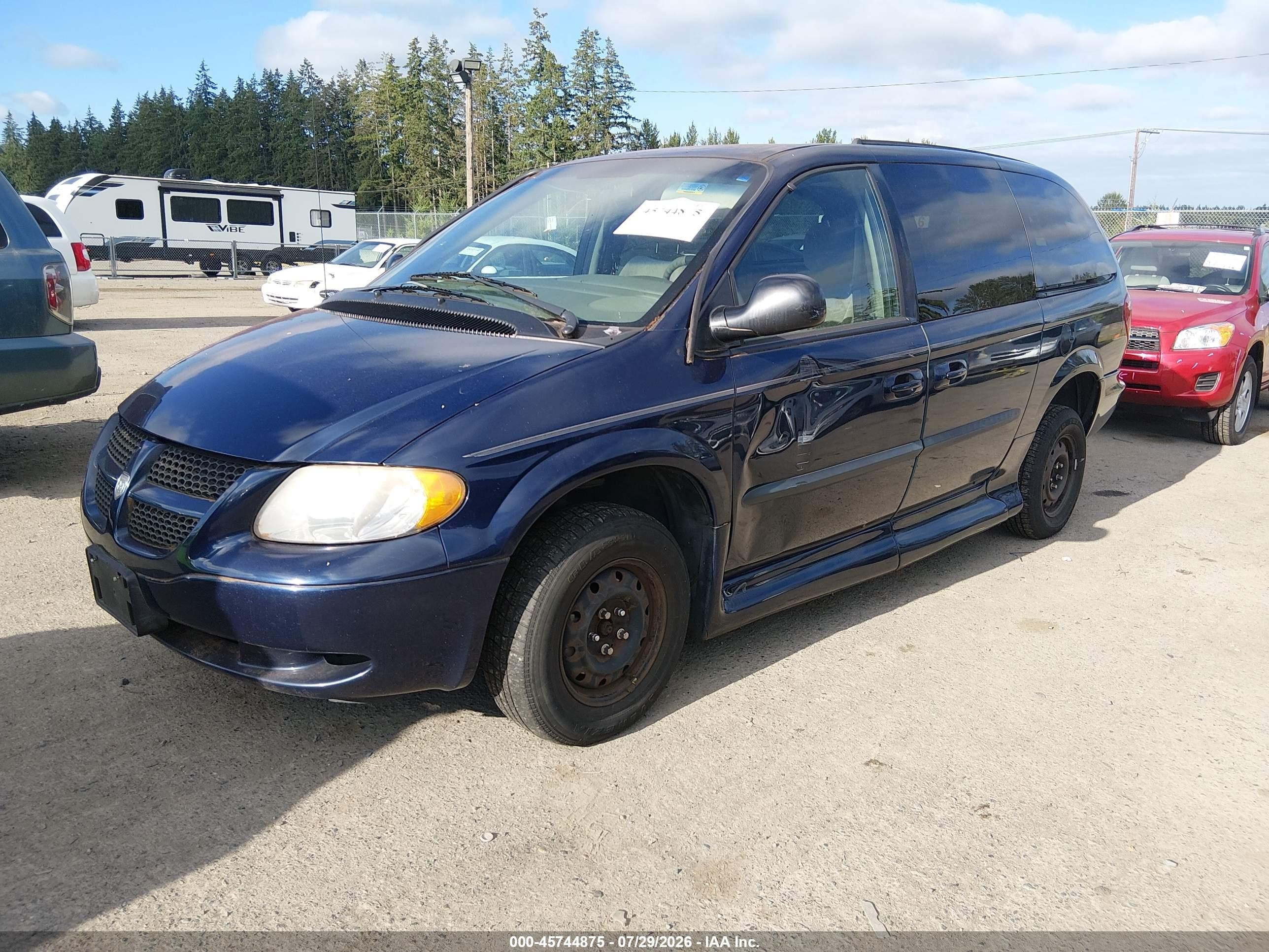2003 Dodge Grand Caravan Sport Dark Blue vin: 2D4GP44353R347732