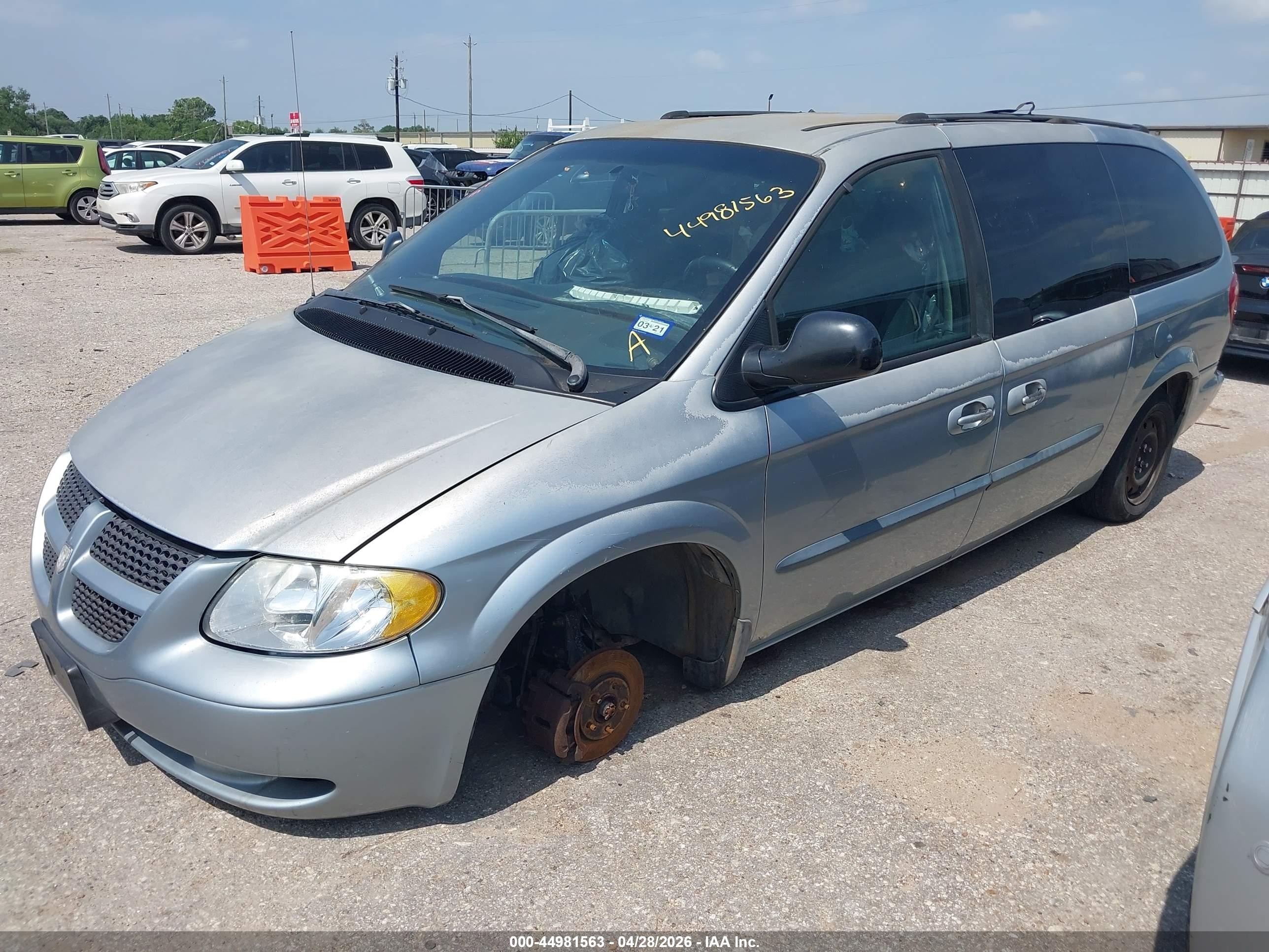 2003 Dodge Grand Caravan Sport Light Blue vin: 2D4GP44373R260351