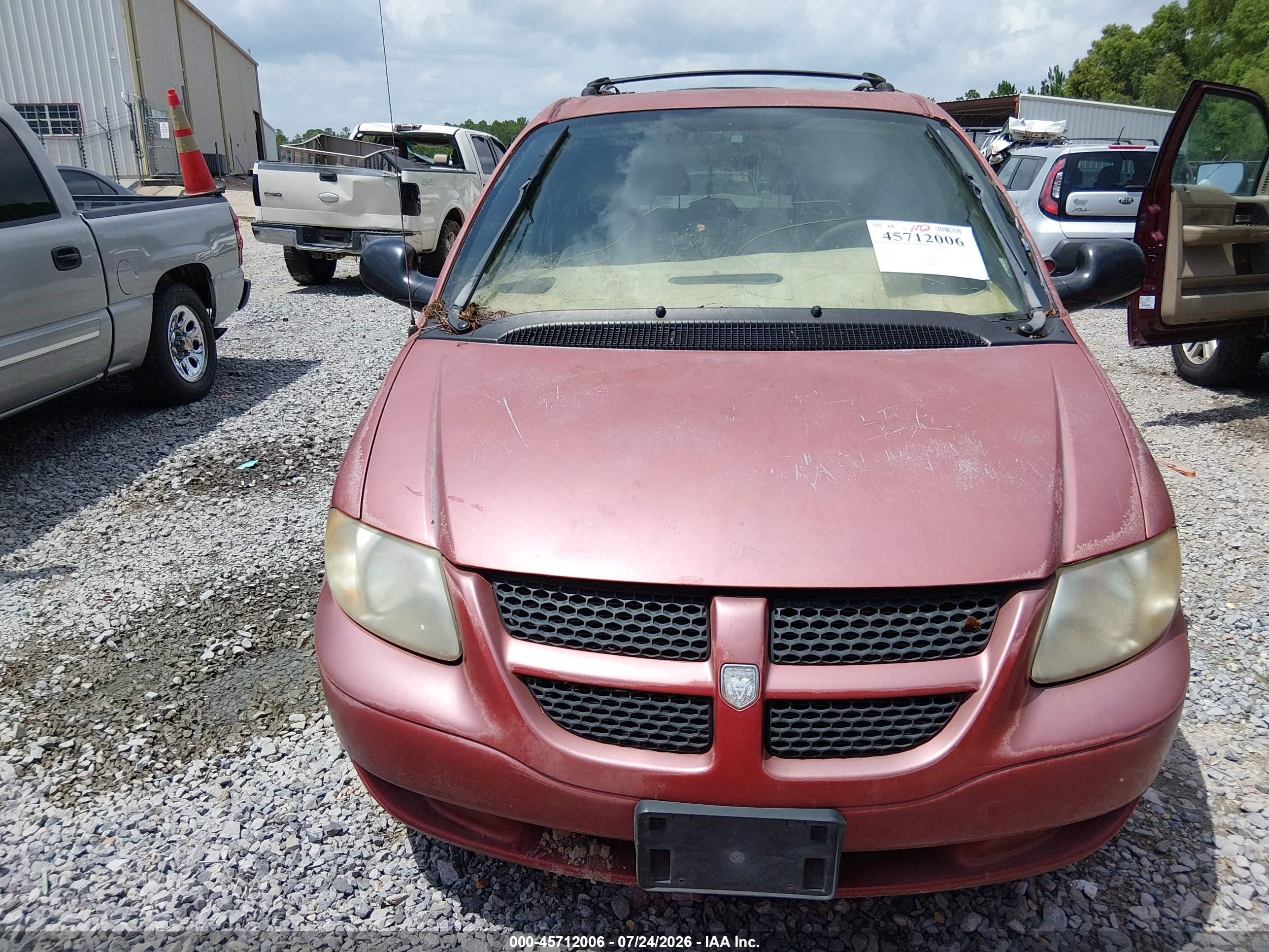 2003 Dodge Grand Caravan Sport Красный vin: 2D4GP443X3R240529