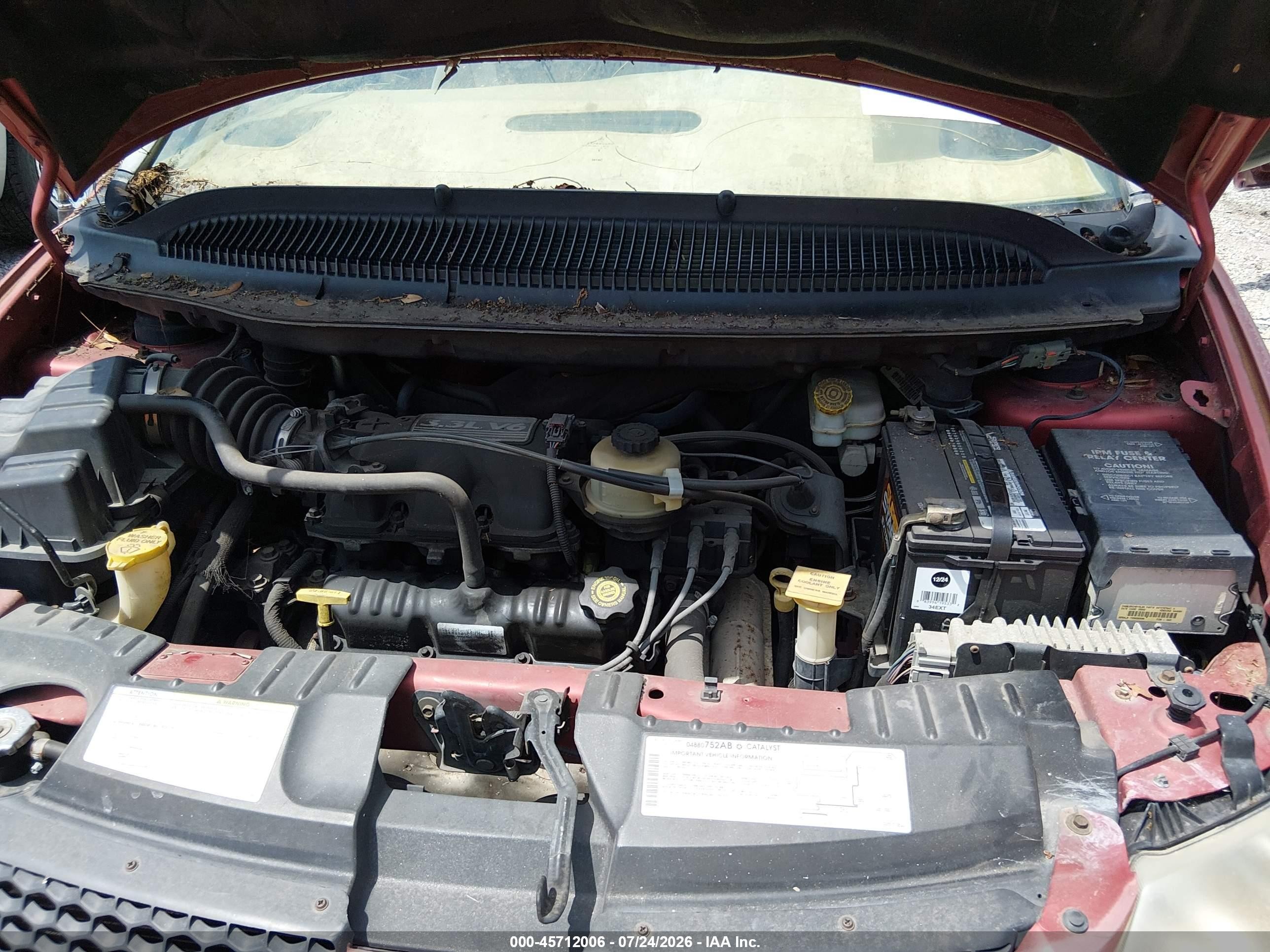 2003 Dodge Grand Caravan Sport Красный vin: 2D4GP443X3R240529