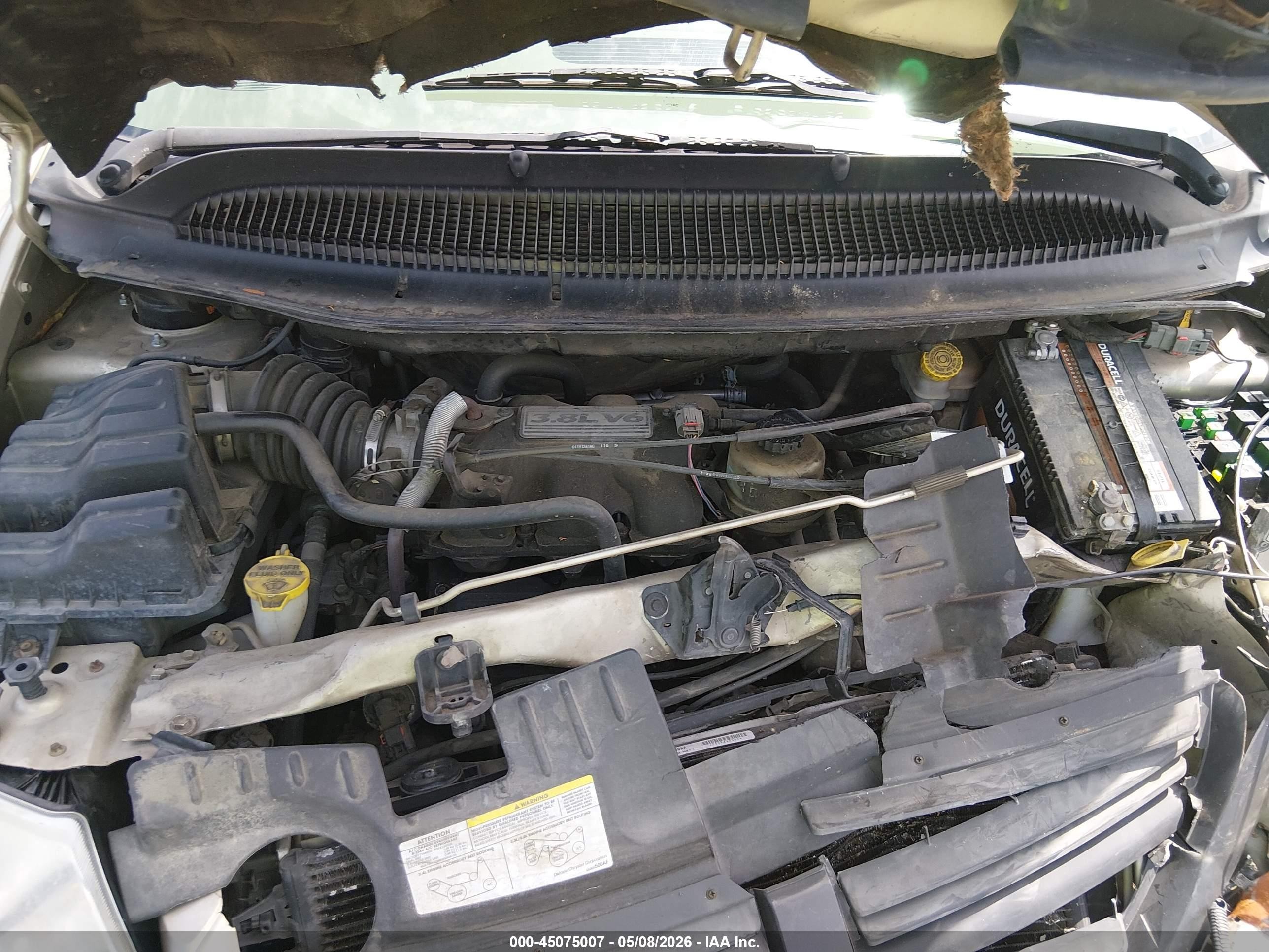 2005 Dodge Grand Caravan Sxt Gold vin: 2D4GP44L05R516333