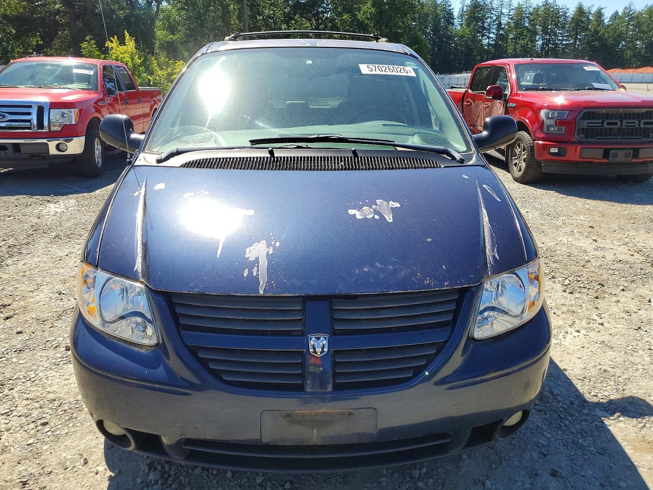 2005 Dodge Grand Caravan Sxt Blue vin: 2D4GP44L05R561904