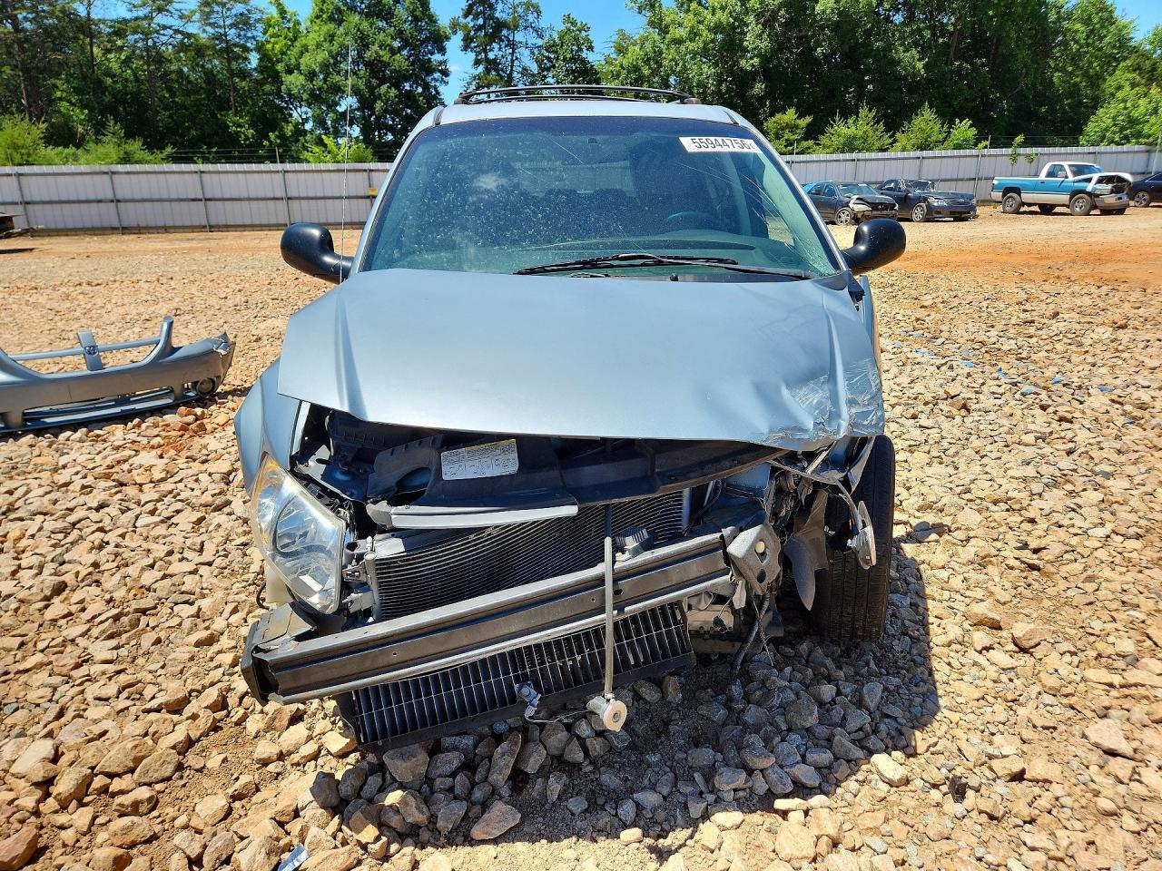 2006 Dodge Grand Caravan Sxt Blue vin: 2D4GP44L06R886022