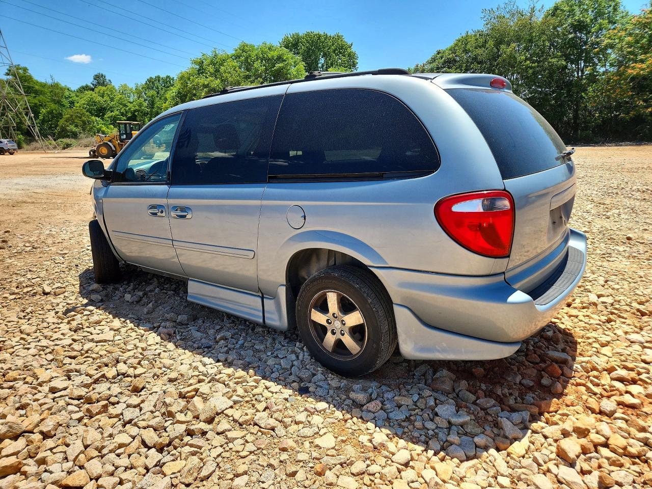 2006 Dodge Grand Caravan Sxt Blue vin: 2D4GP44L06R886022