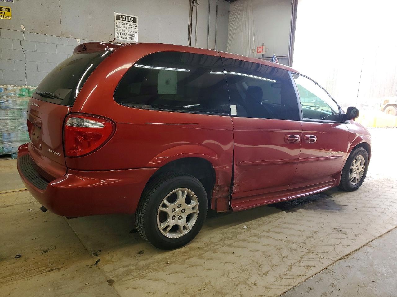 2003 Dodge Grand Caravan Sport Бордовый vin: 2D4GP44L13R186540