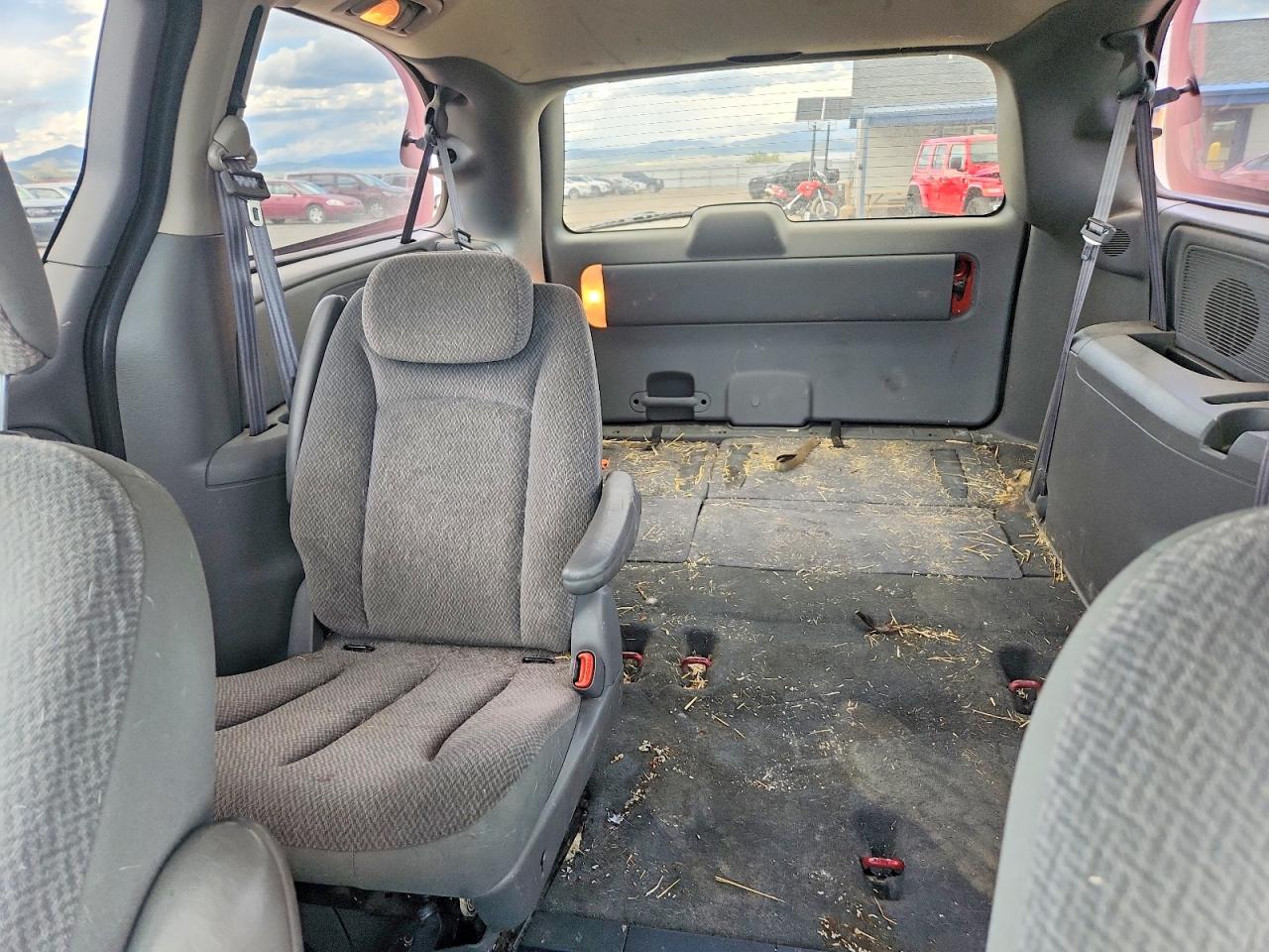 2005 Dodge Grand Caravan Sxt Burgundy vin: 2D4GP44L15R125854